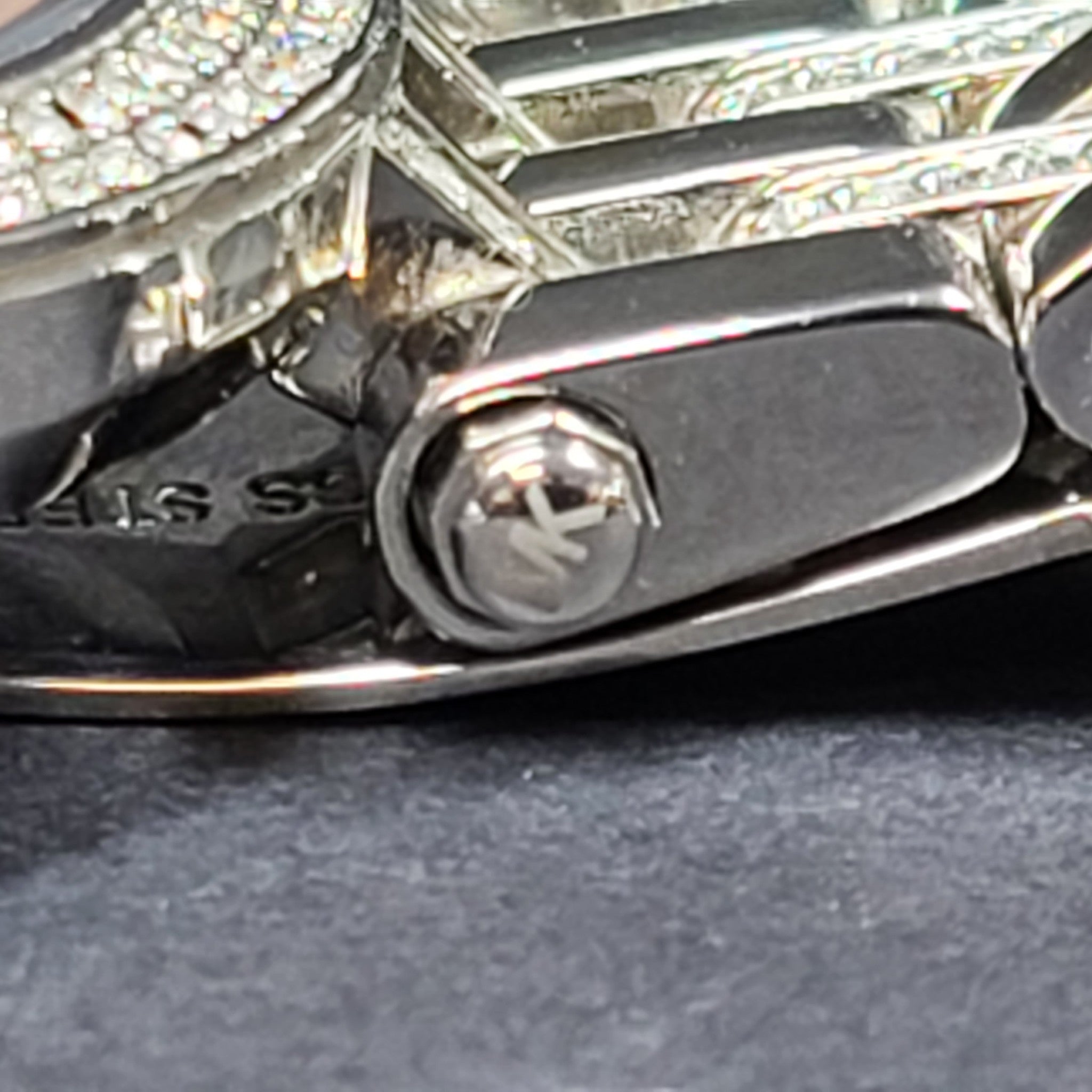 Michael Kors Women's Oversized Darci Pavé Silver-Tone Watch MK-3218