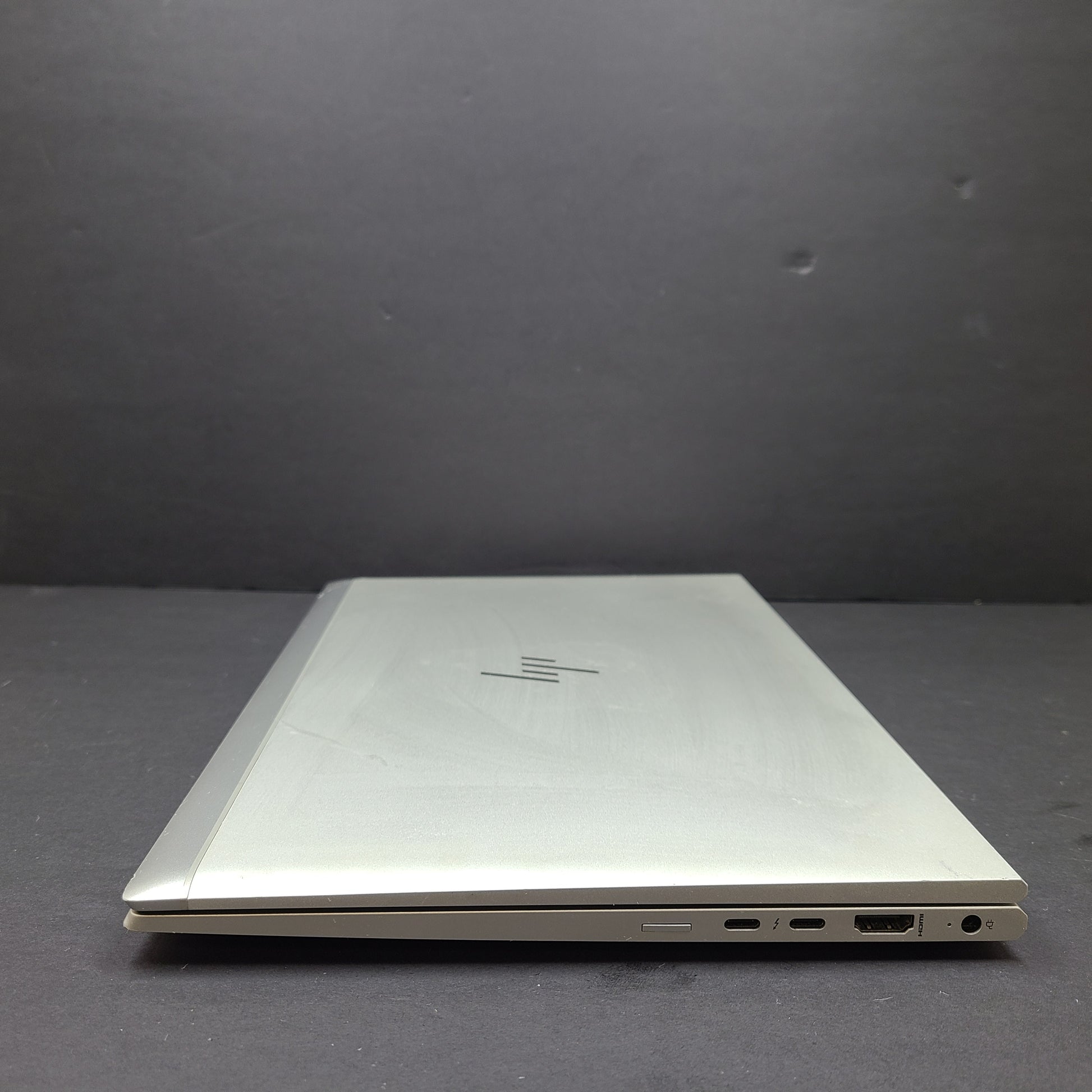 Silver HP EliteBook 840 G7 laptop with Intel Core i5 and 8GB RAM for reliable mobile productivity.