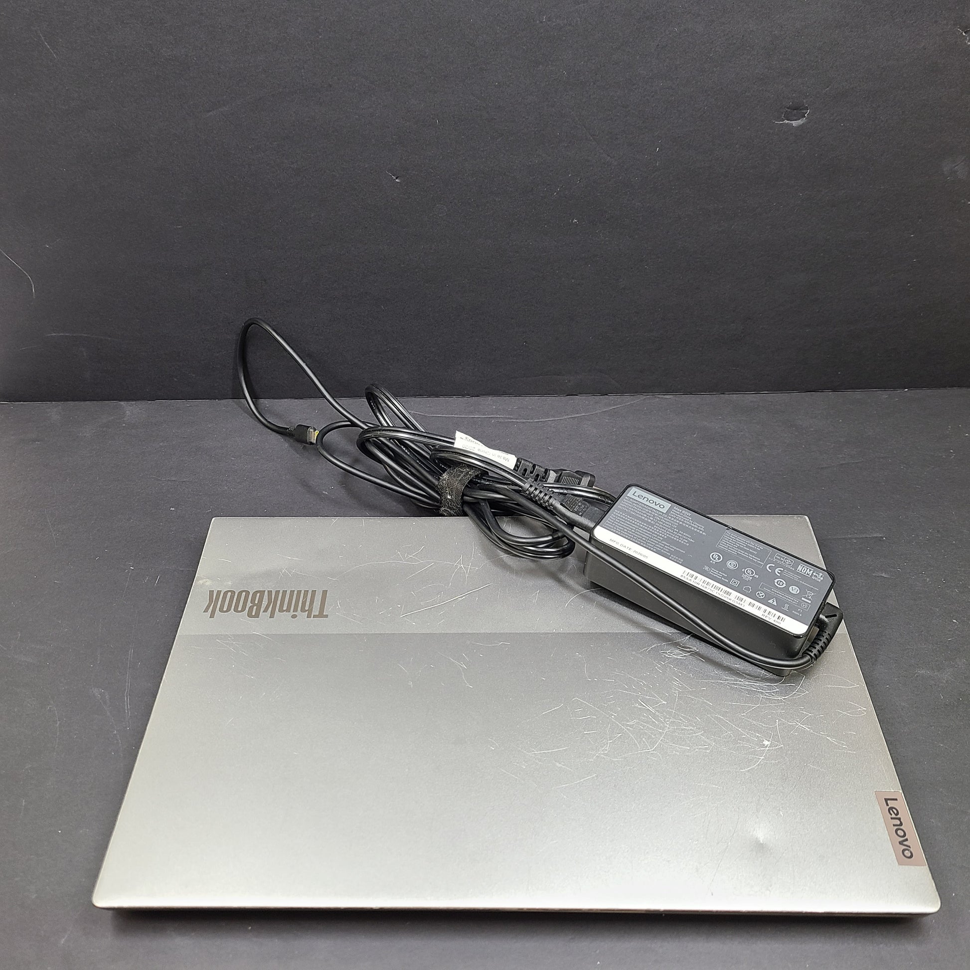 Silver Lenovo ThinkBook with AMD Ryzen 5 and 8GB RAM designed for reliable everyday productivity.