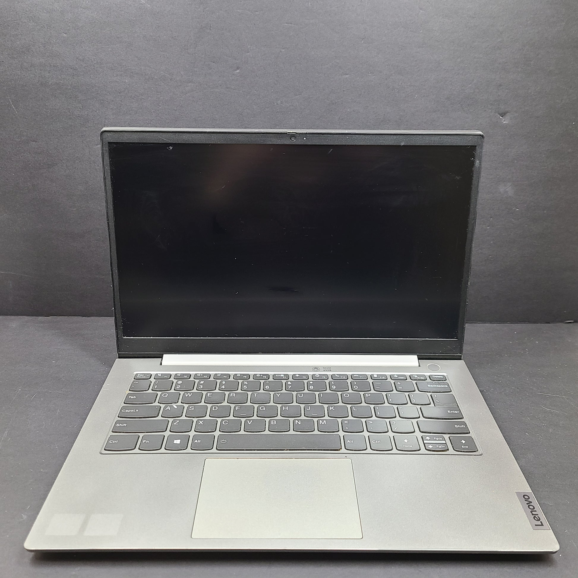 Silver Lenovo ThinkBook with AMD Ryzen 5 and 8GB RAM designed for reliable everyday productivity.