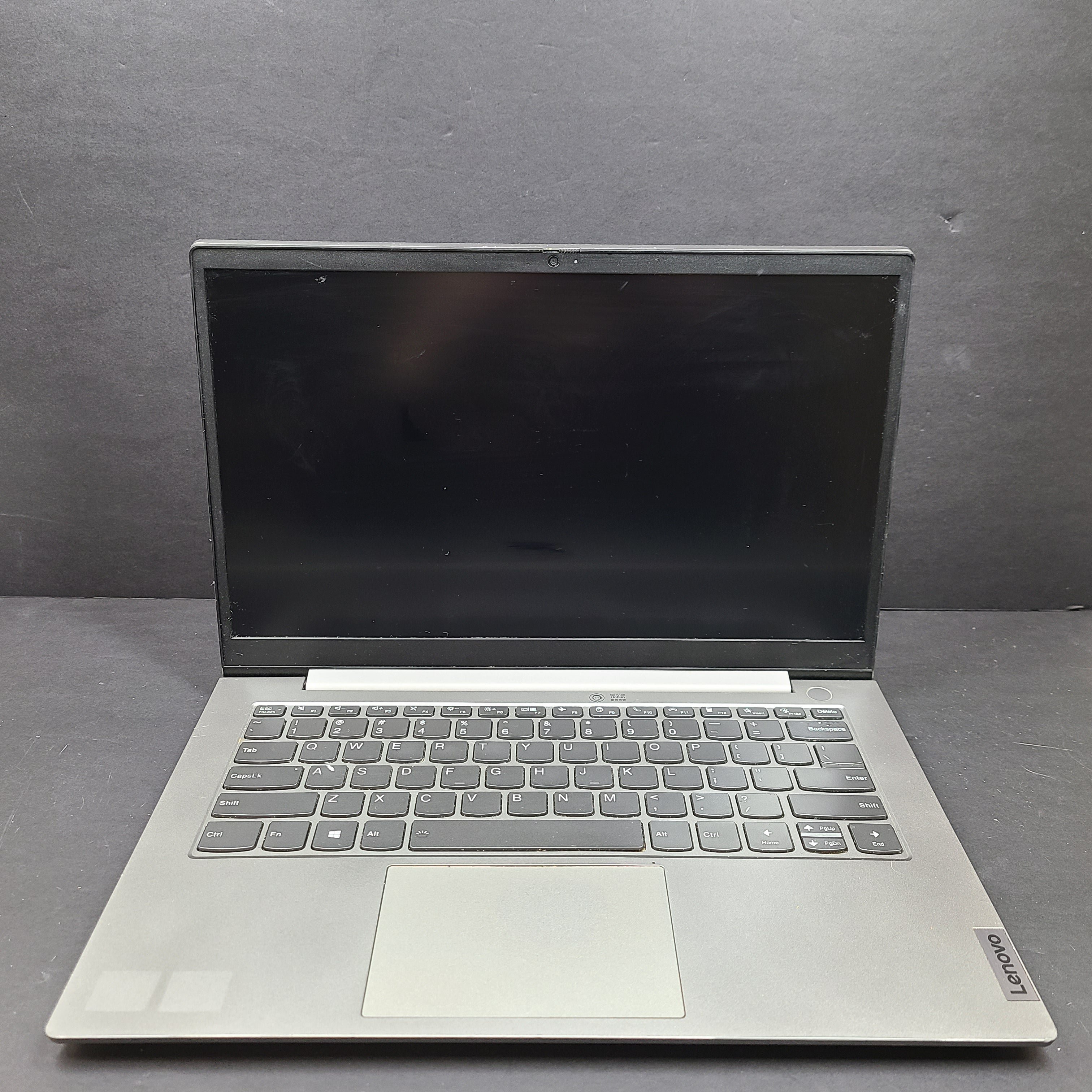 Silver Lenovo ThinkBook with AMD Ryzen 5 and 8GB RAM designed for reliable everyday productivity.