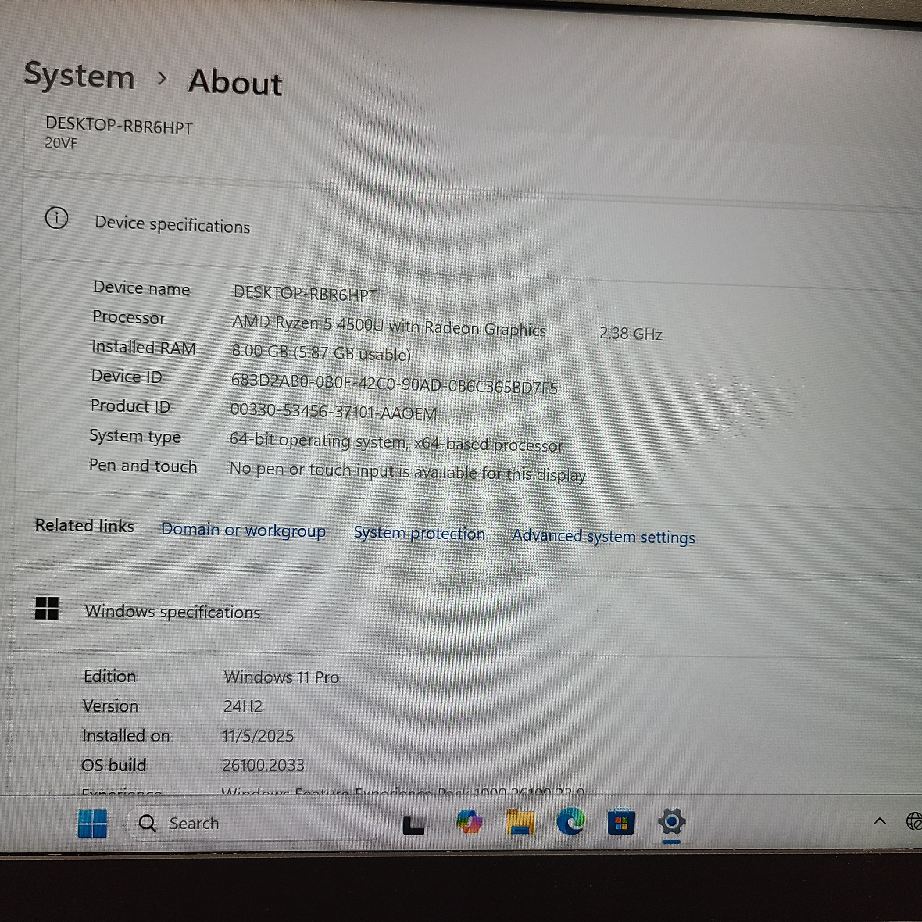 Silver Lenovo ThinkBook with AMD Ryzen 5 and 8GB RAM designed for reliable everyday productivity.