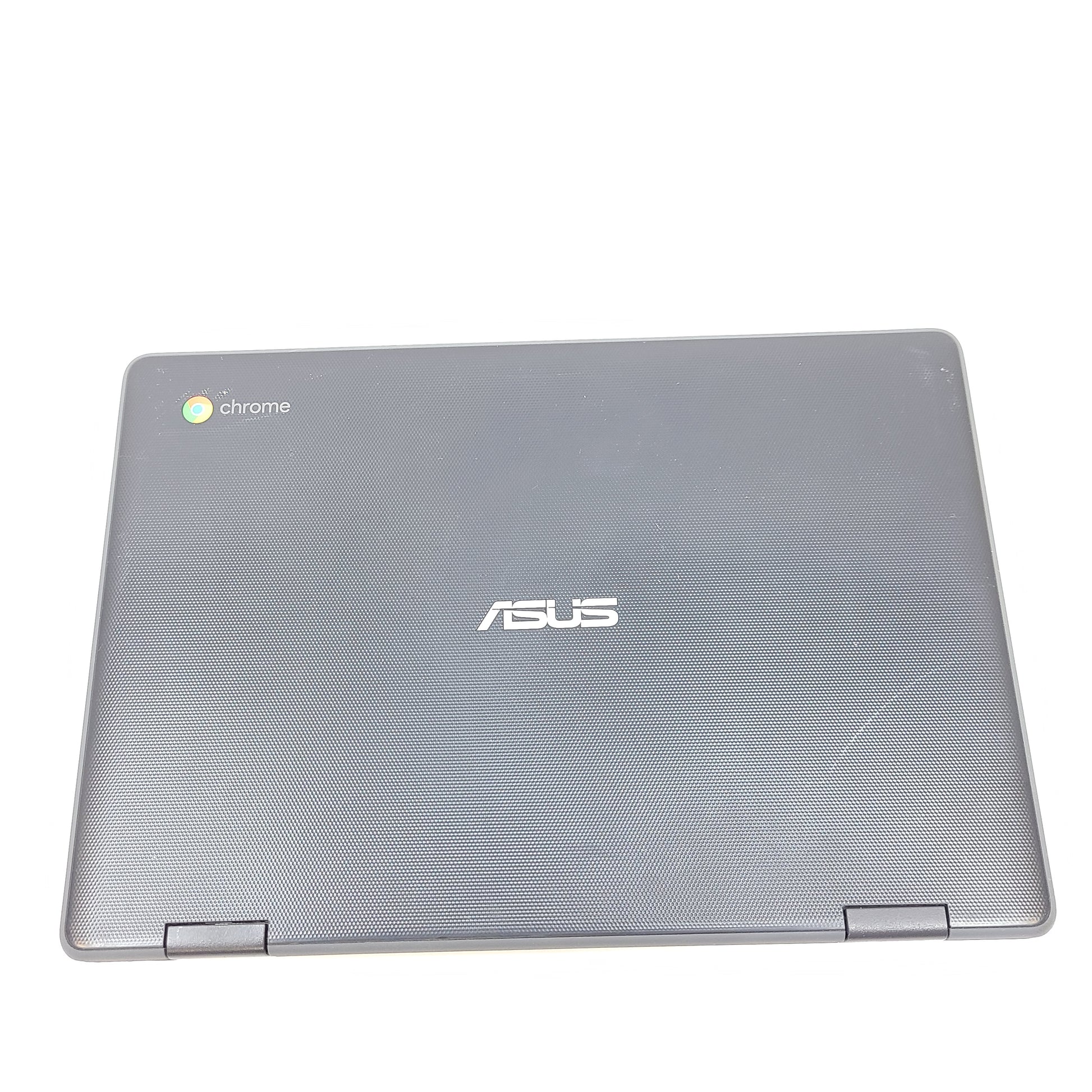 Compact rugged ASUS Chromebook C202SA with 11.6-inch screen, 4GB RAM and 16GB storage in black.