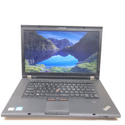 Black Lenovo ThinkPad T530 laptop with Intel Core i5-3320M and 12GB RAM built for reliable daily productivity.