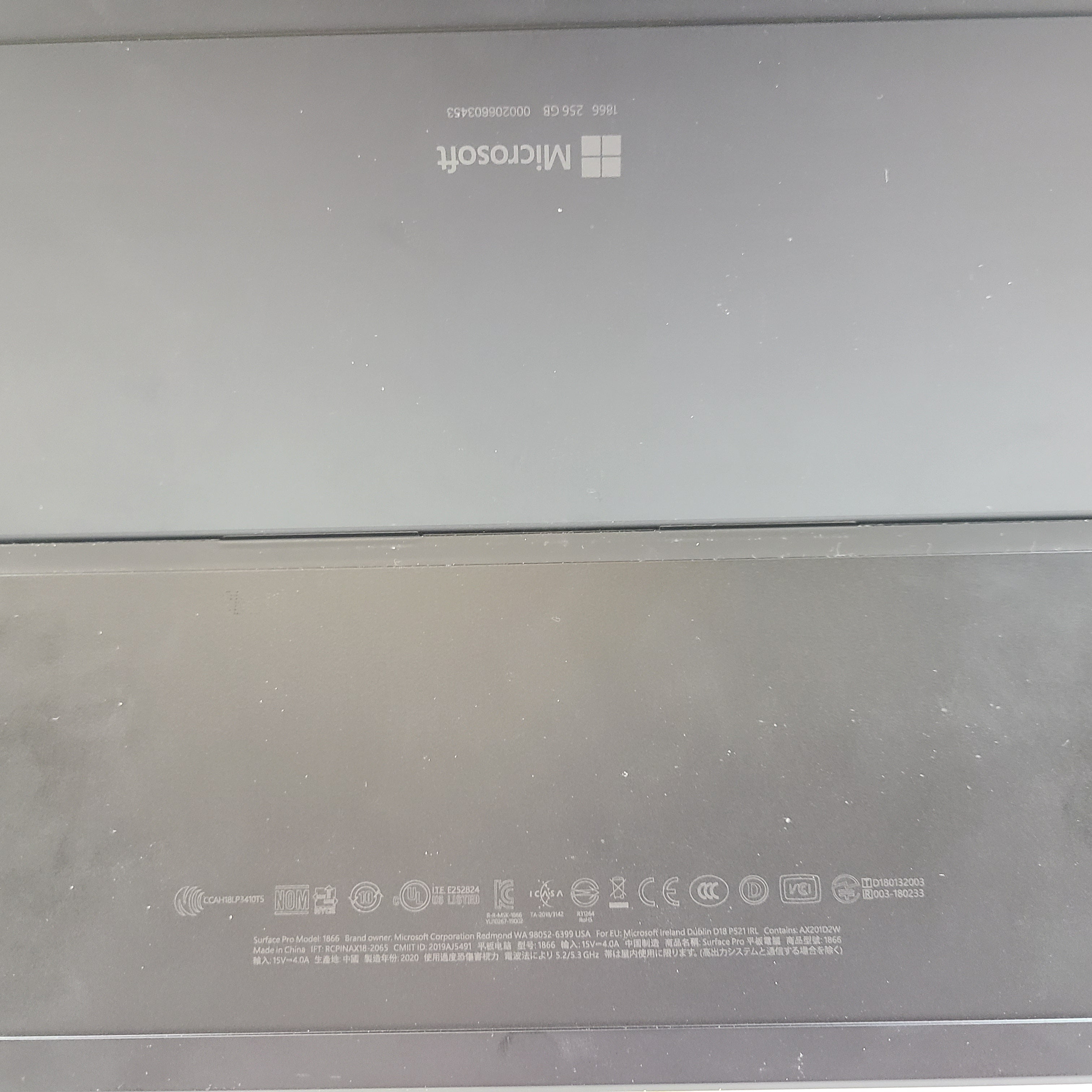 Microsoft Surface Pro 7 in black with Intel Core i5 performance and pen with 25-point touch support.