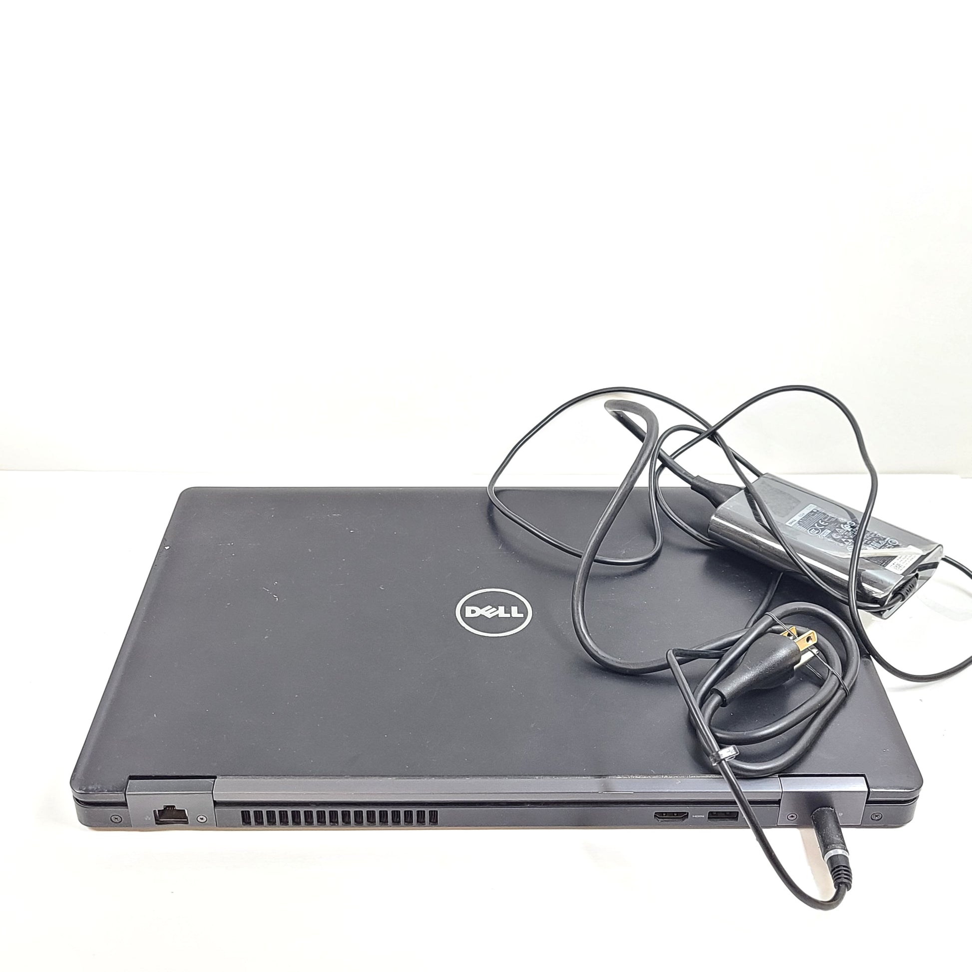 Dell Latitude 5580 business laptop with Intel Core i7 processor and 8GB RAM in black.