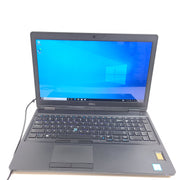 Dell Latitude 5580 business laptop with Intel Core i7 processor and 8GB RAM in black.