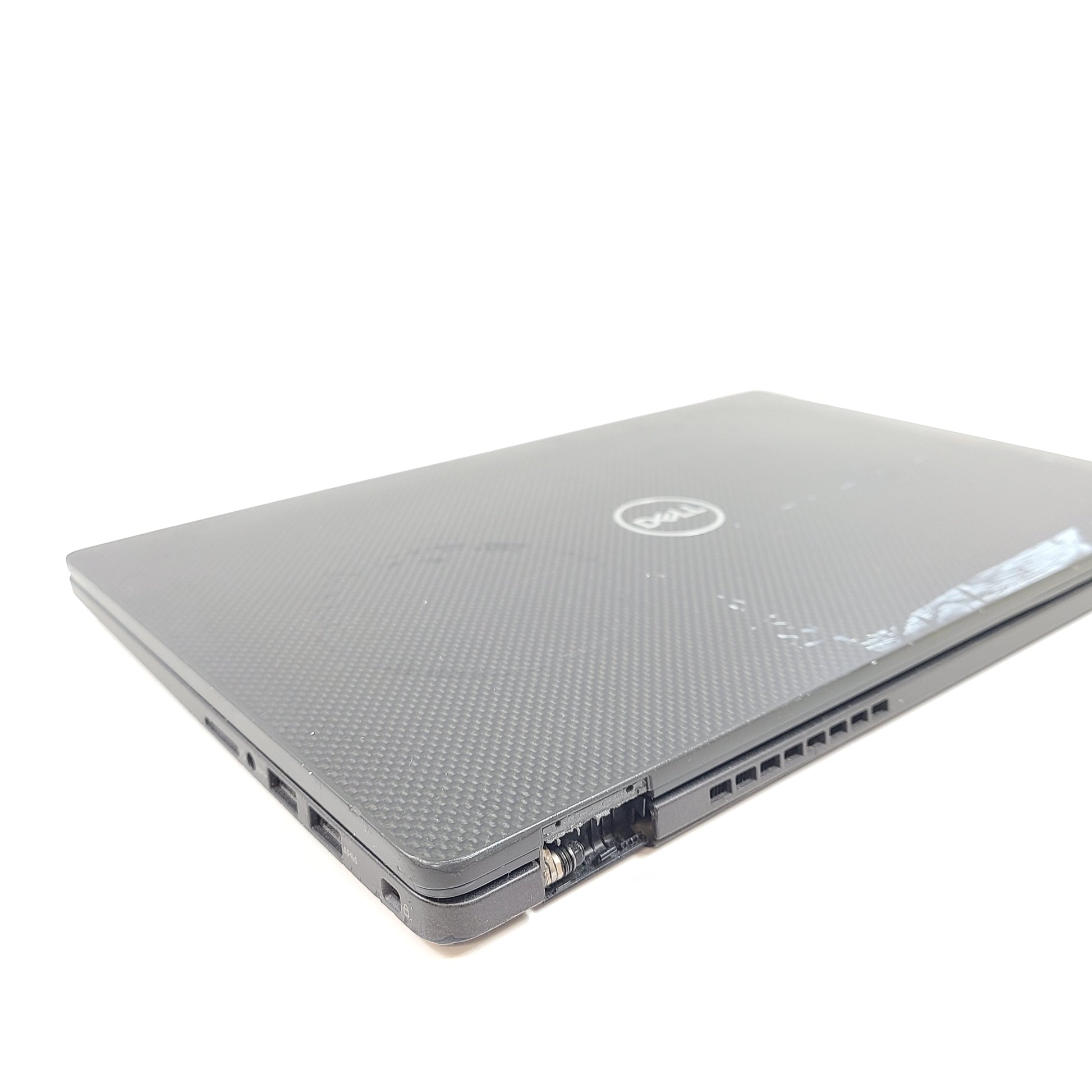 Black Dell Latitude 7410 laptop with Intel Core i5-10310U and 16GB RAM designed for business productivity.