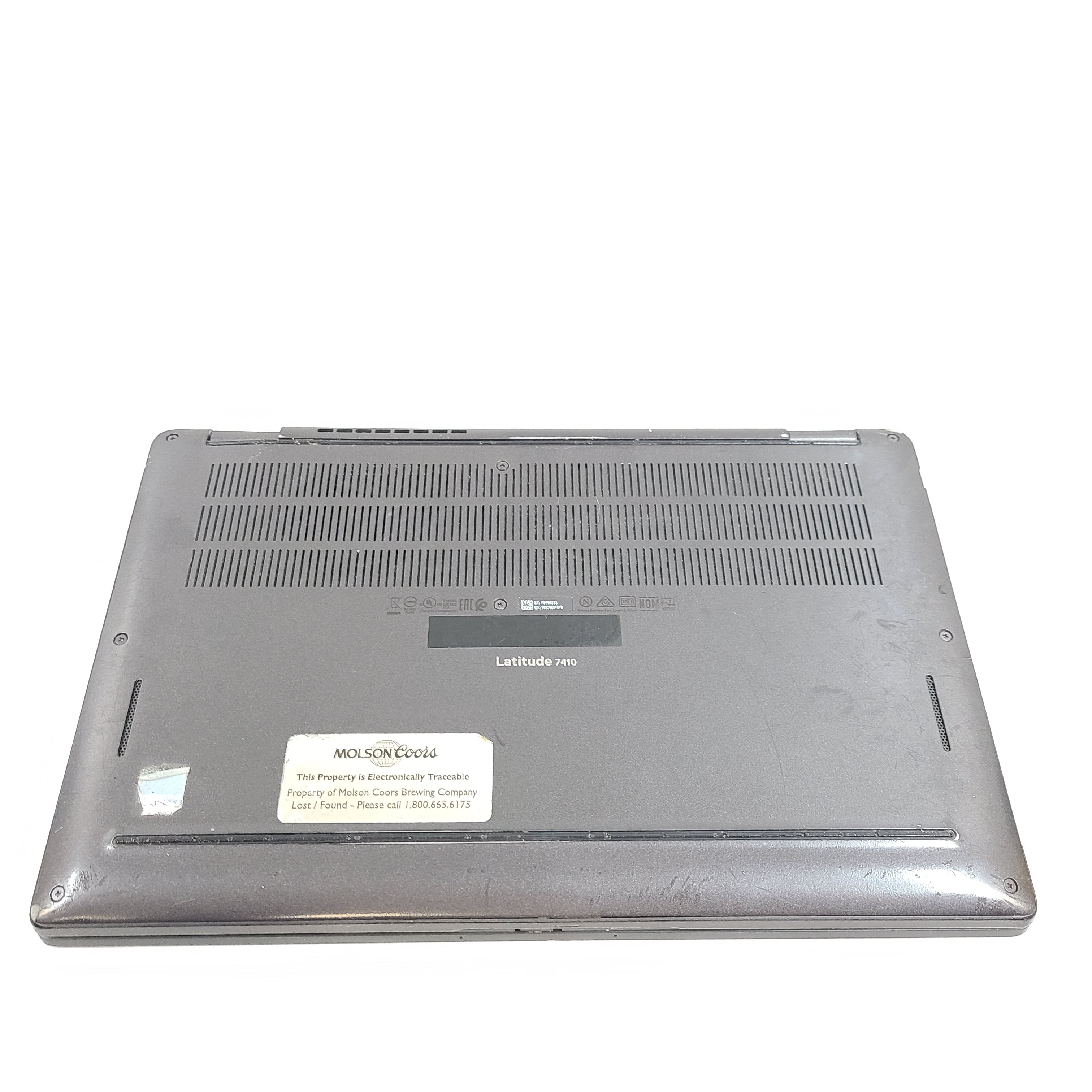 Black Dell Latitude 7410 laptop with Intel Core i5-10310U and 16GB RAM designed for business productivity.