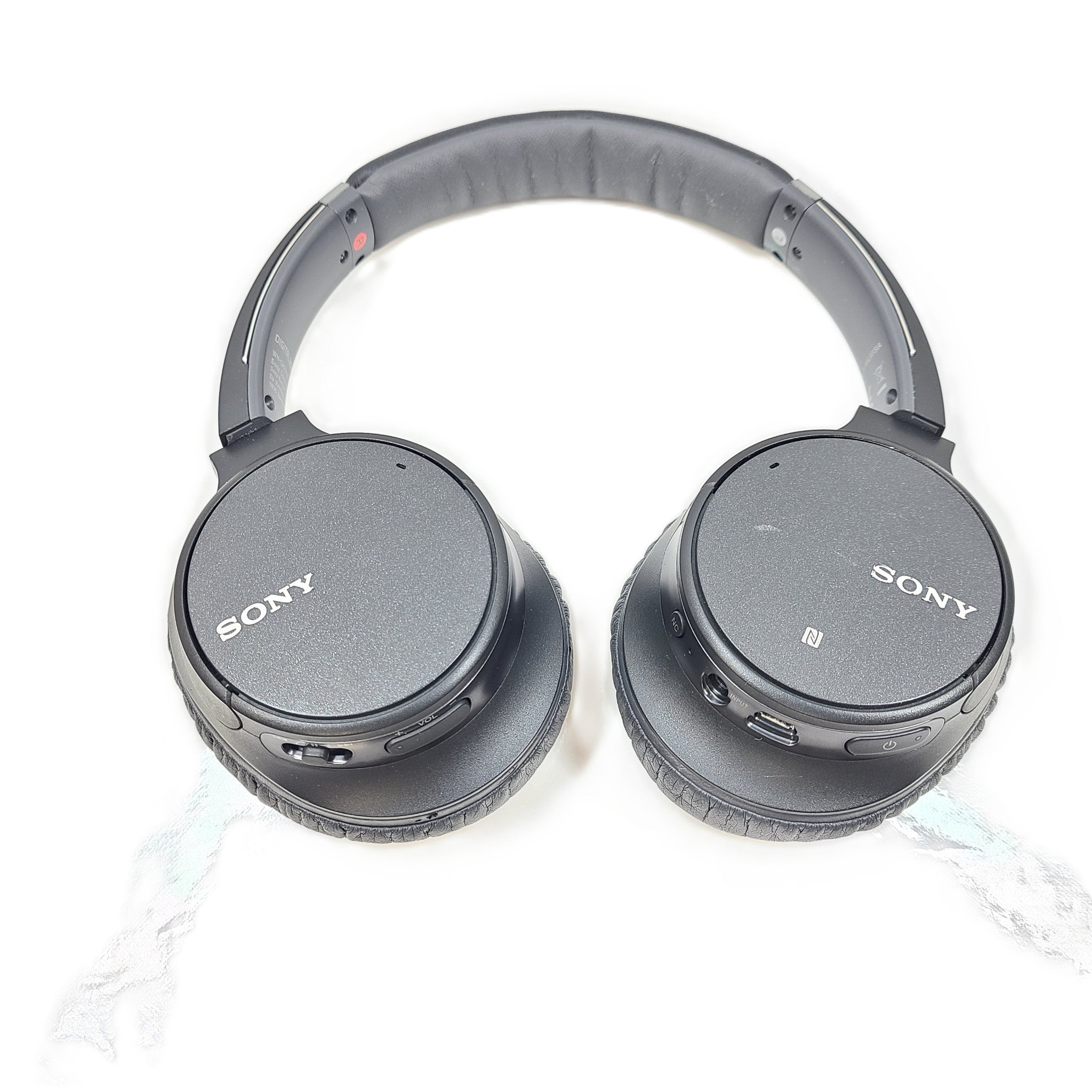 Sony WH-CH700N Wireless Over-Ear Bluetooth Headphones - Gray/Black READ EARPADS