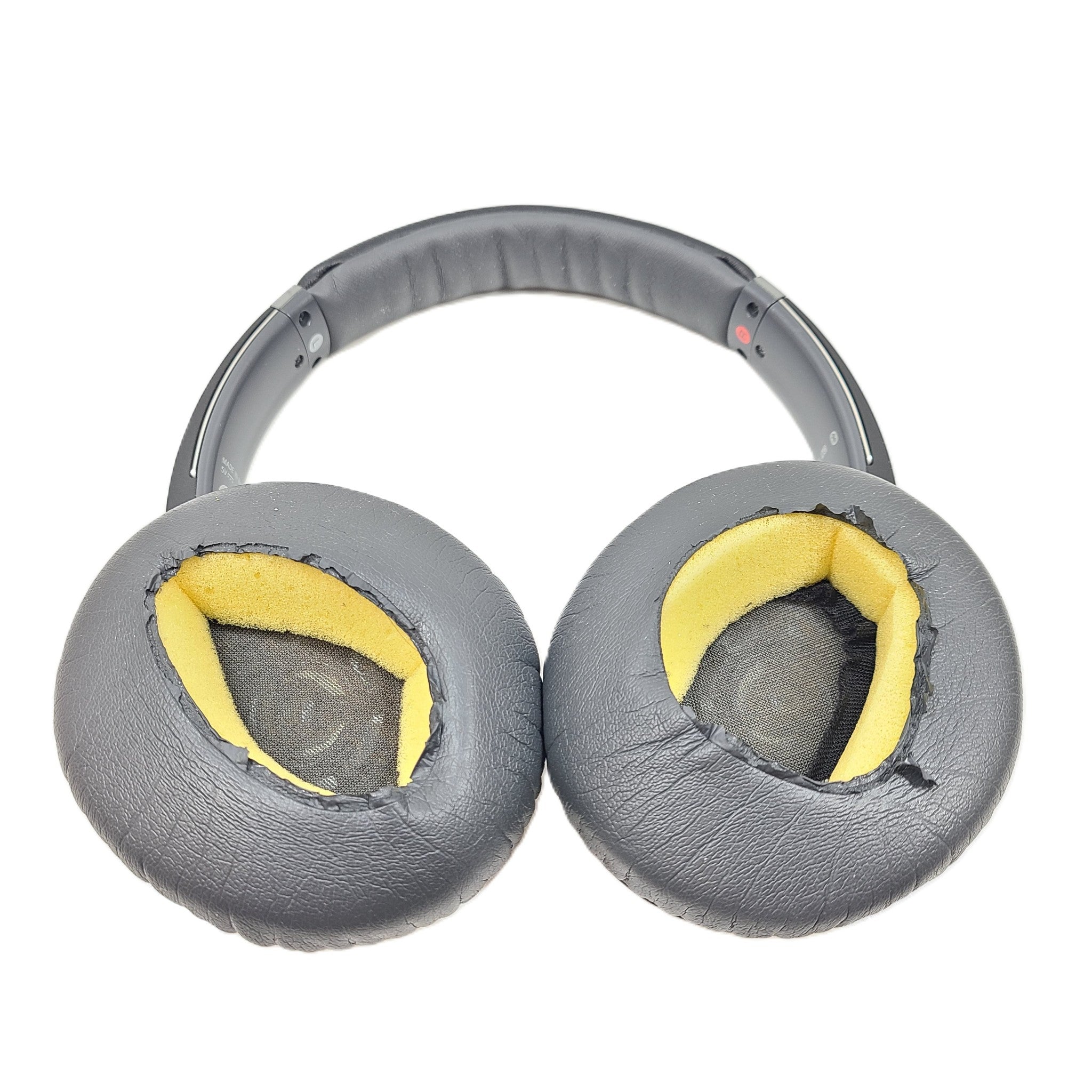 Sony WH-CH700N Wireless Over-Ear Bluetooth Headphones - Gray/Black READ EARPADS