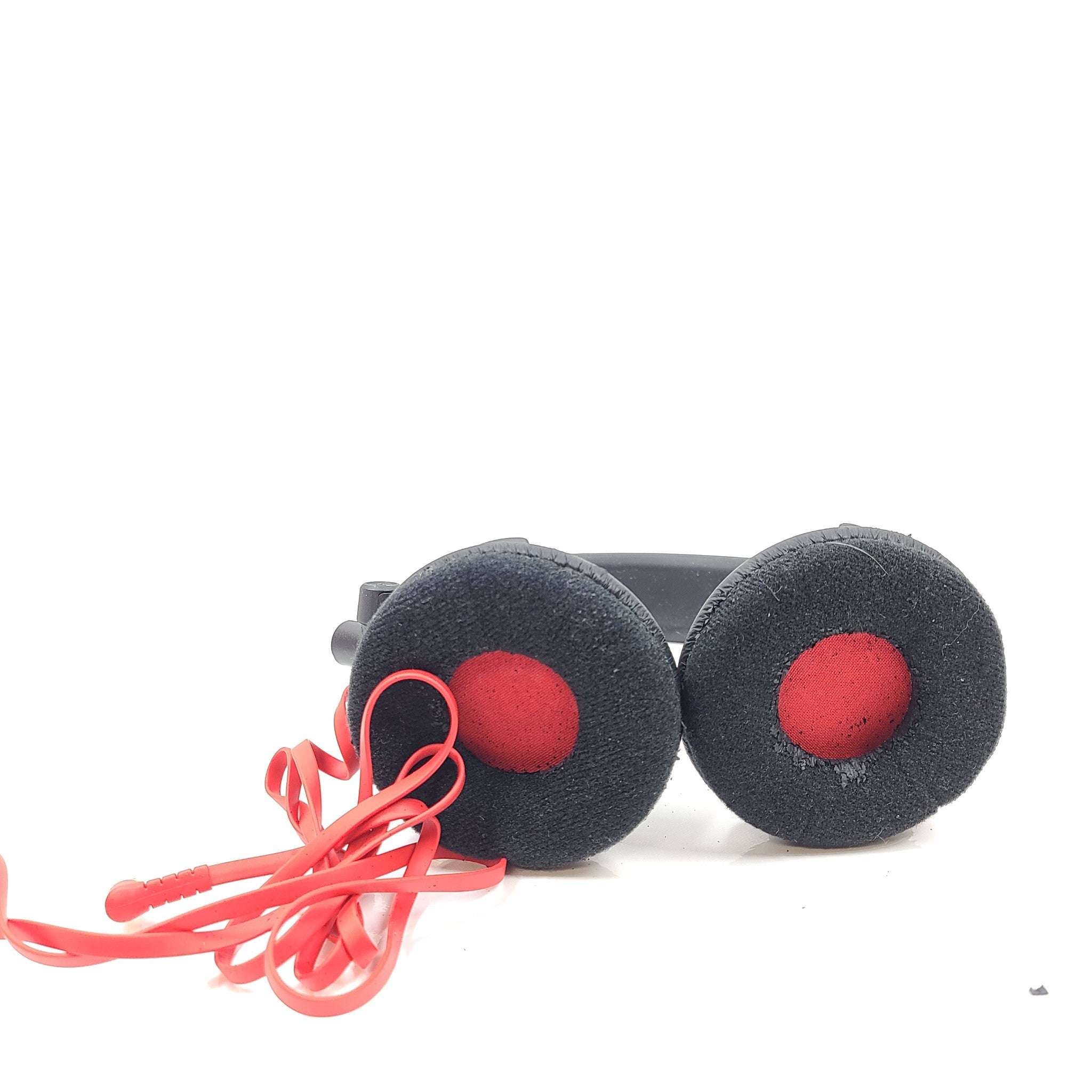 Sony MDR-V55 On-Ear Headphones - Red/Black READ Earpads