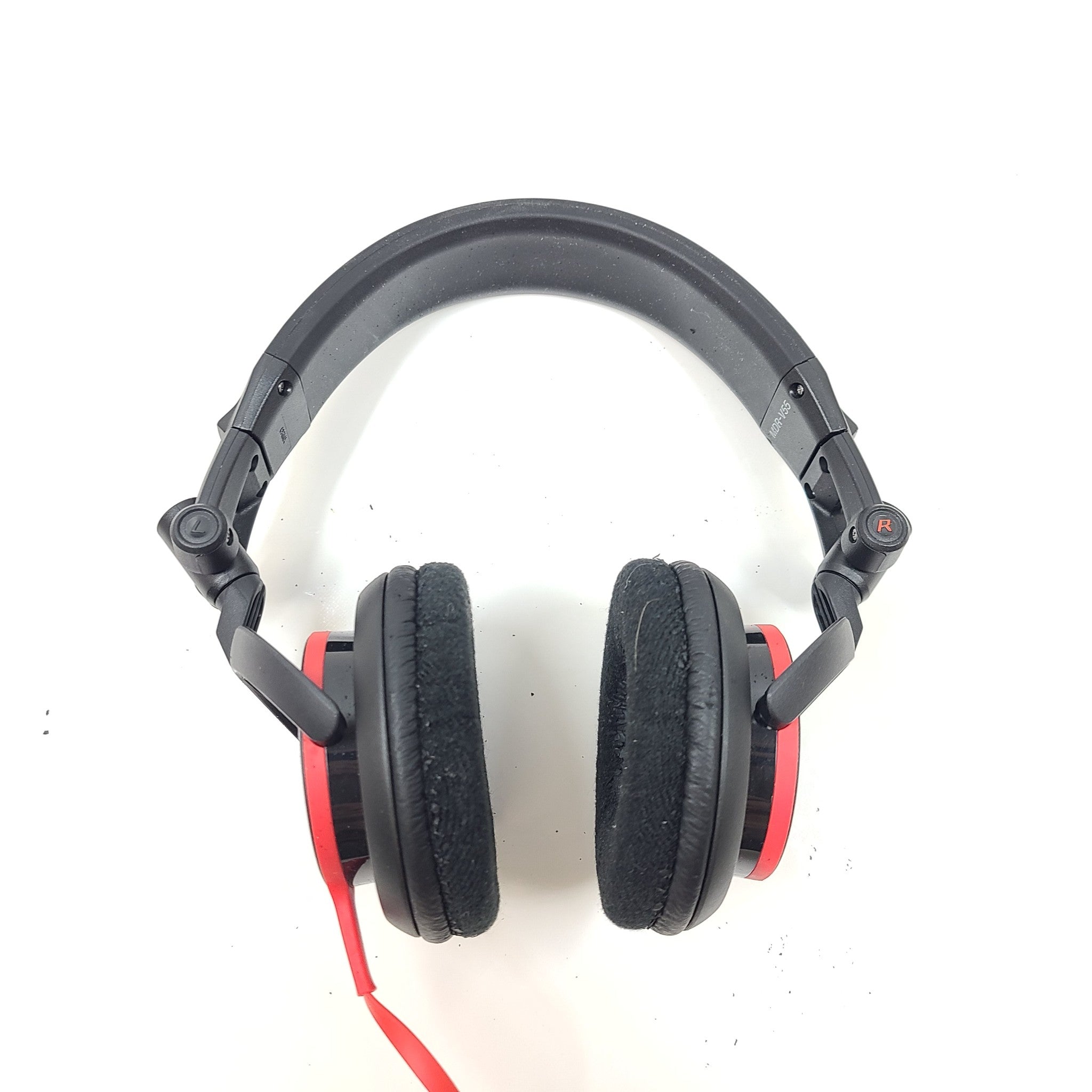 Sony MDR-V55 On-Ear Headphones - Red/Black READ Earpads