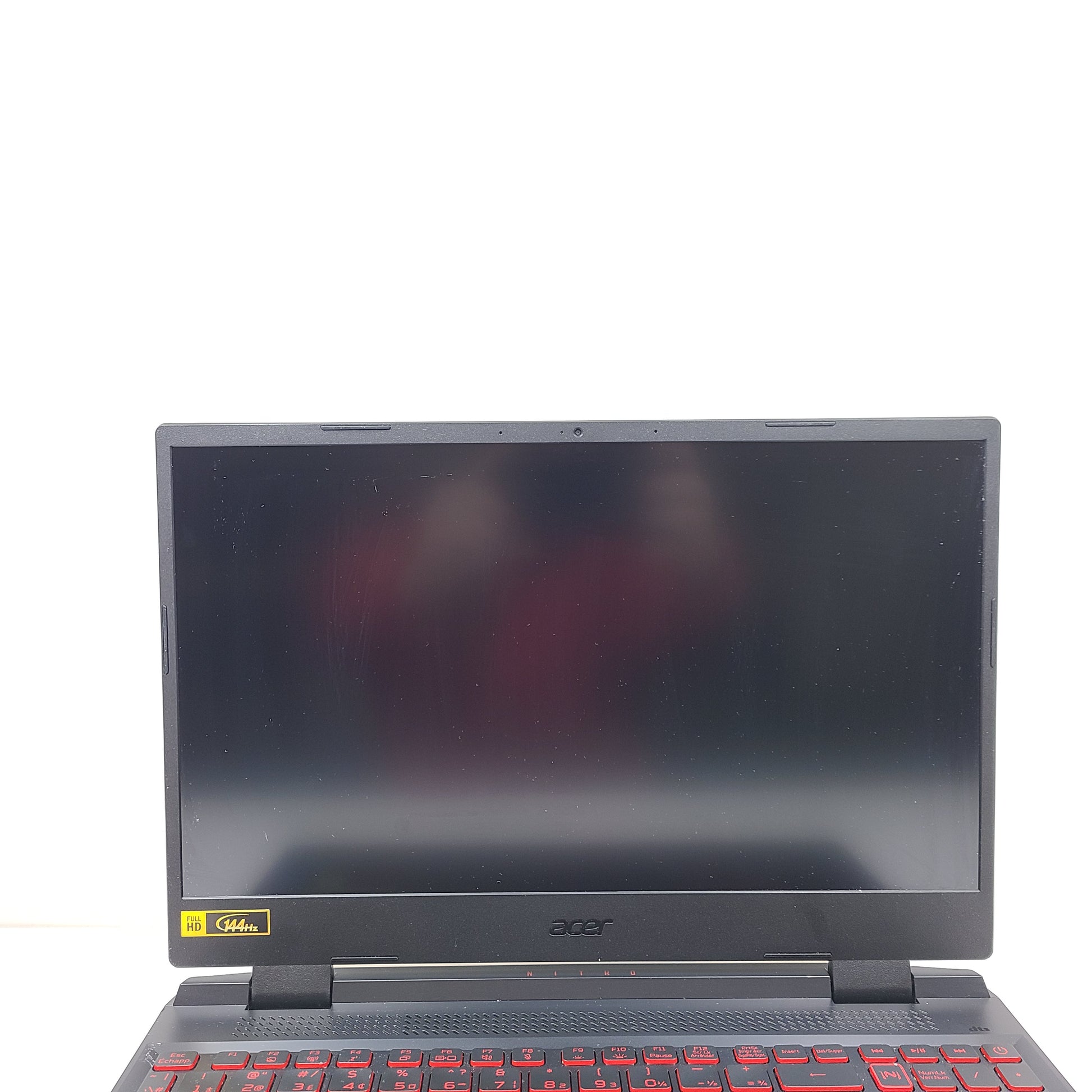 Black Acer Nitro 5 gaming laptop with 8GB RAM and Intel Core i5 12th Gen.
