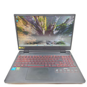 Black Acer Nitro 5 gaming laptop with 8GB RAM and Intel Core i5 12th Gen.