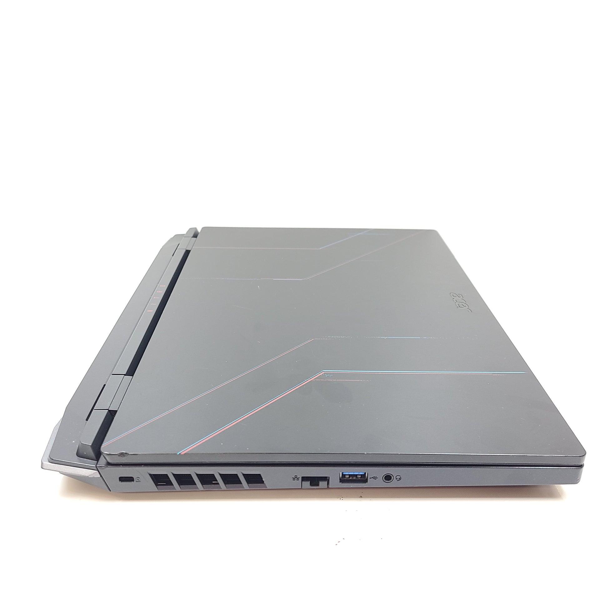 Black Acer Nitro 5 gaming laptop with 8GB RAM and Intel Core i5 12th Gen.