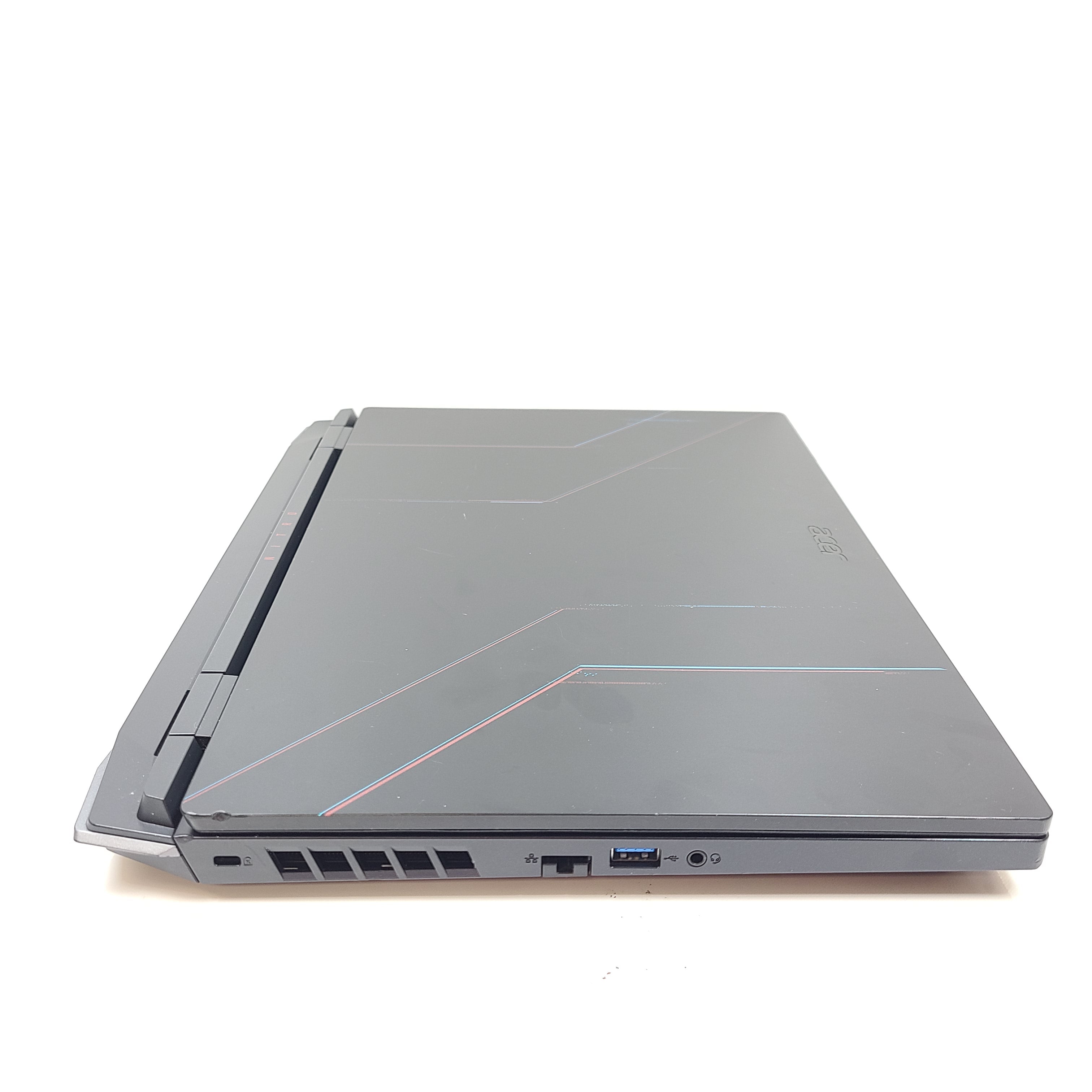 Black Acer Nitro 5 gaming laptop with 8GB RAM and Intel Core i5 12th Gen.