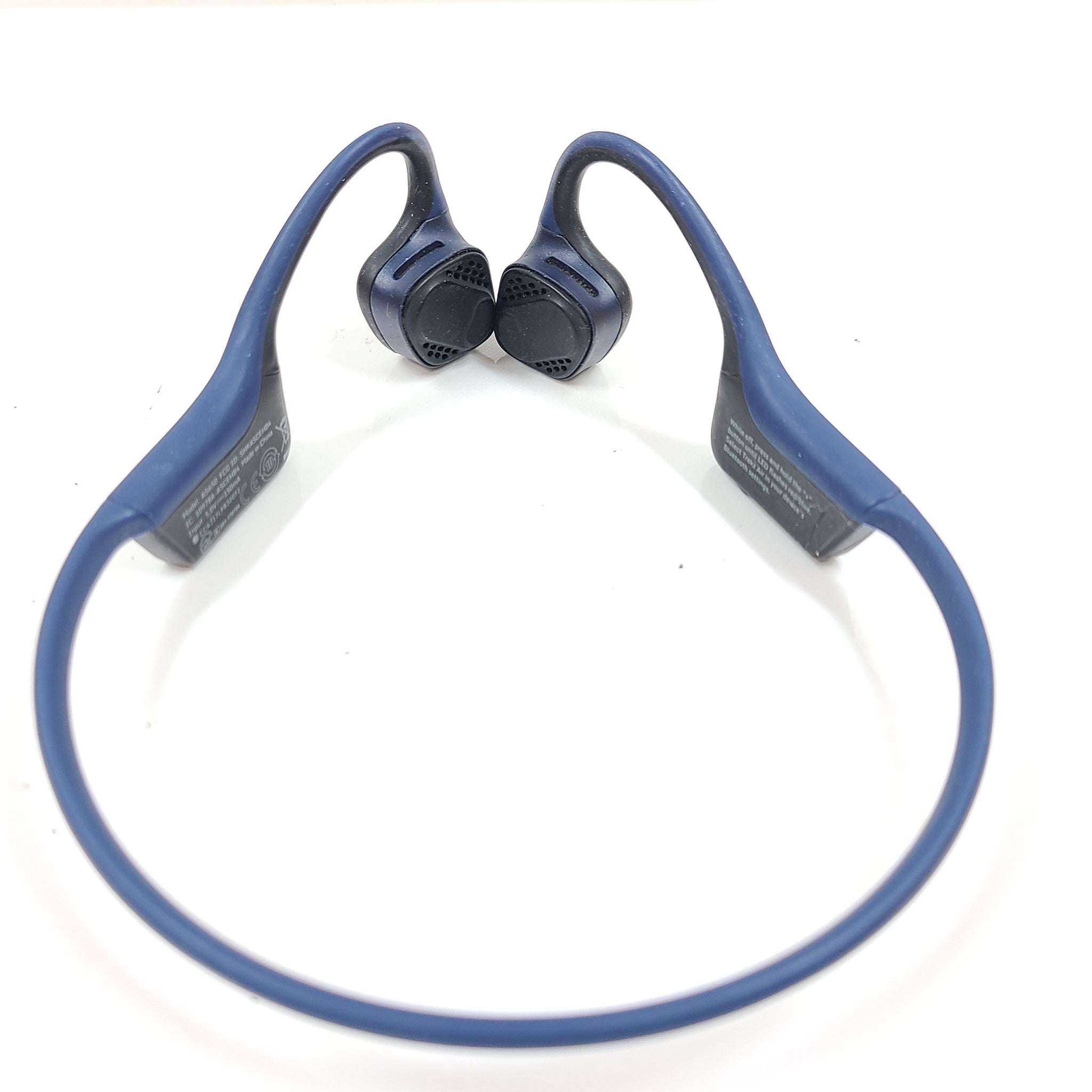 AfterShokz AS650 Wireless Air Open Ear Bone Conduction Headphones - Black/Blue