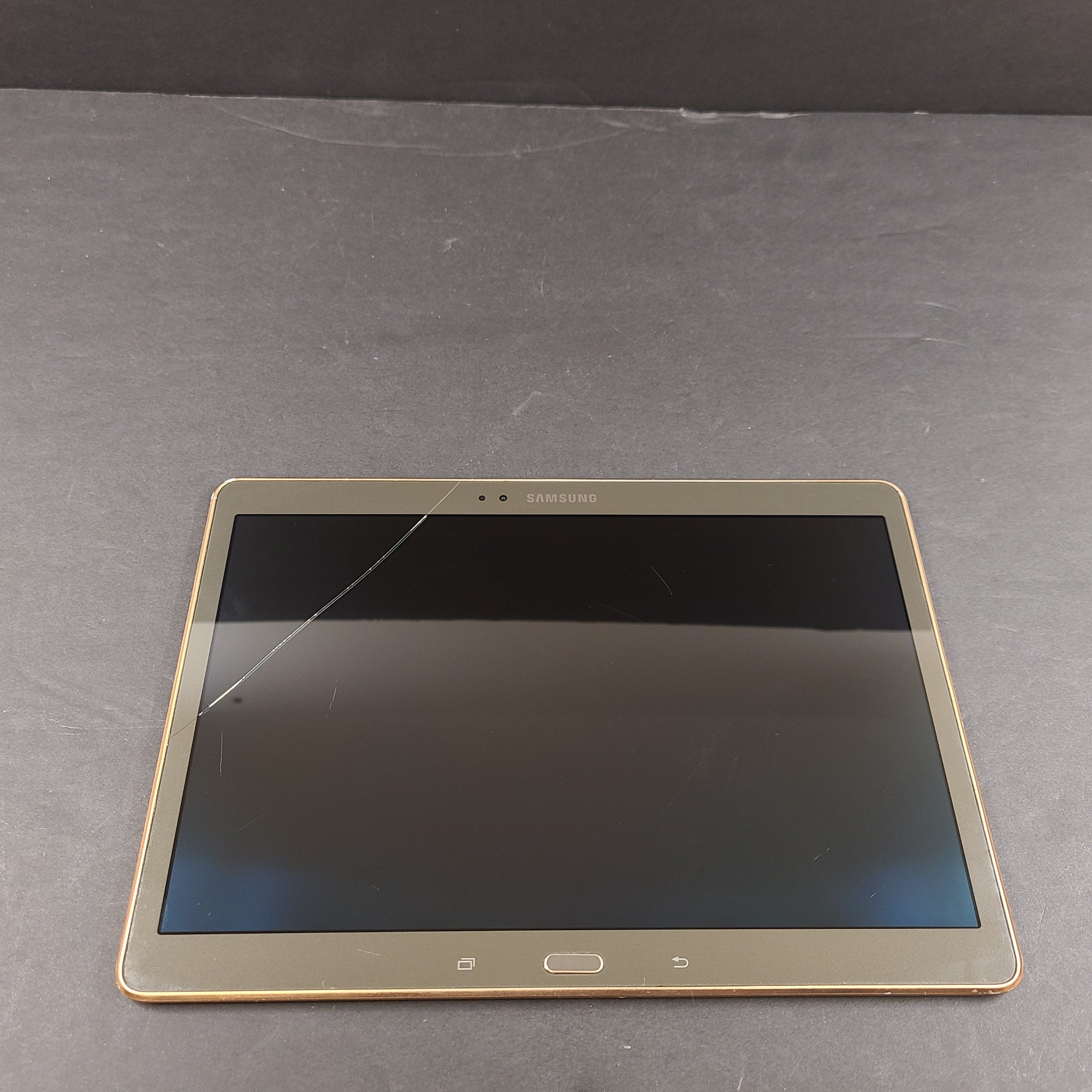 Samsung Galaxy Tab S SM-T800 16GB Wi-Fi 10.5 in Bronze Android Tablet READ
