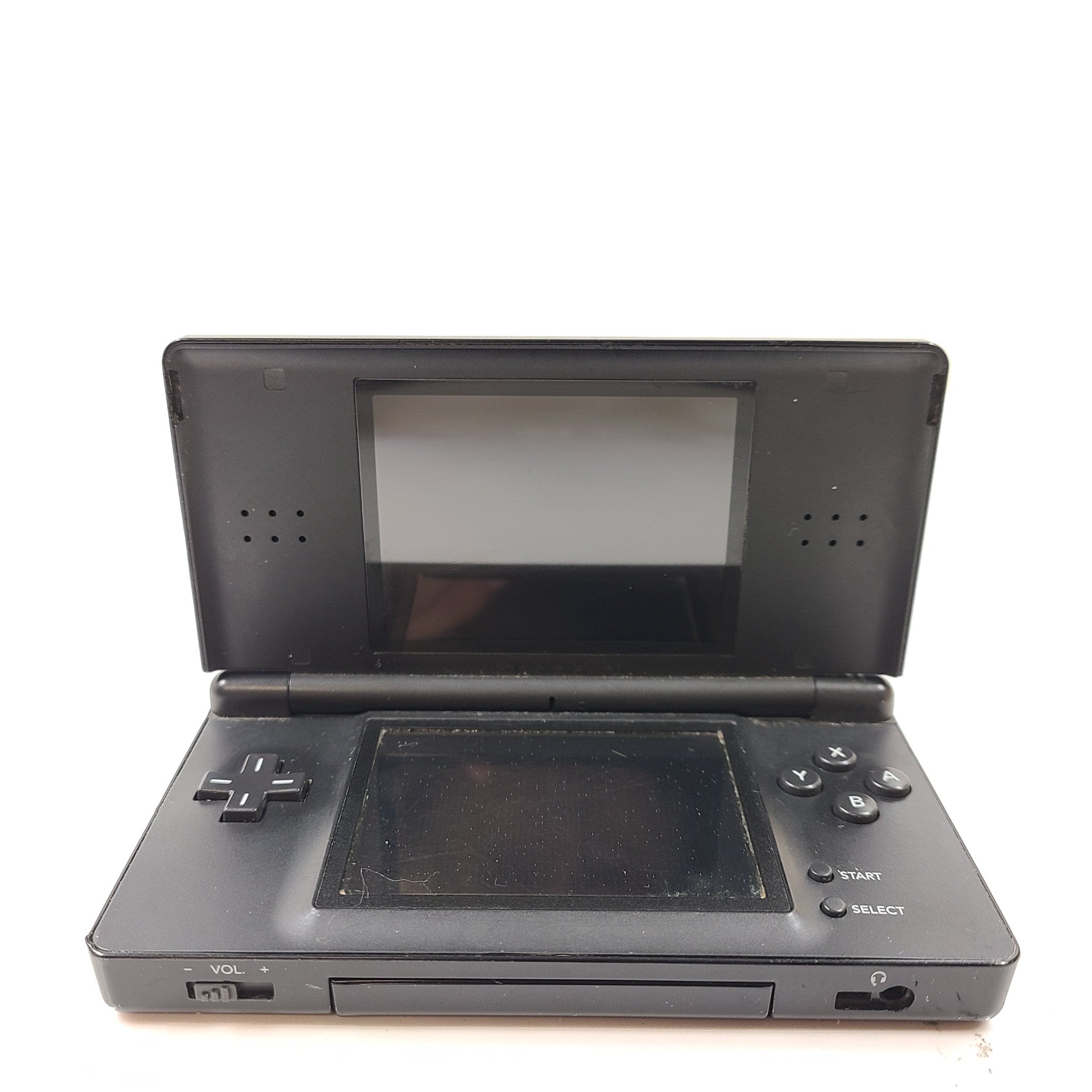 Nintendo DS lite Black Handheld Gaming System Console - No stylus - GRADE B