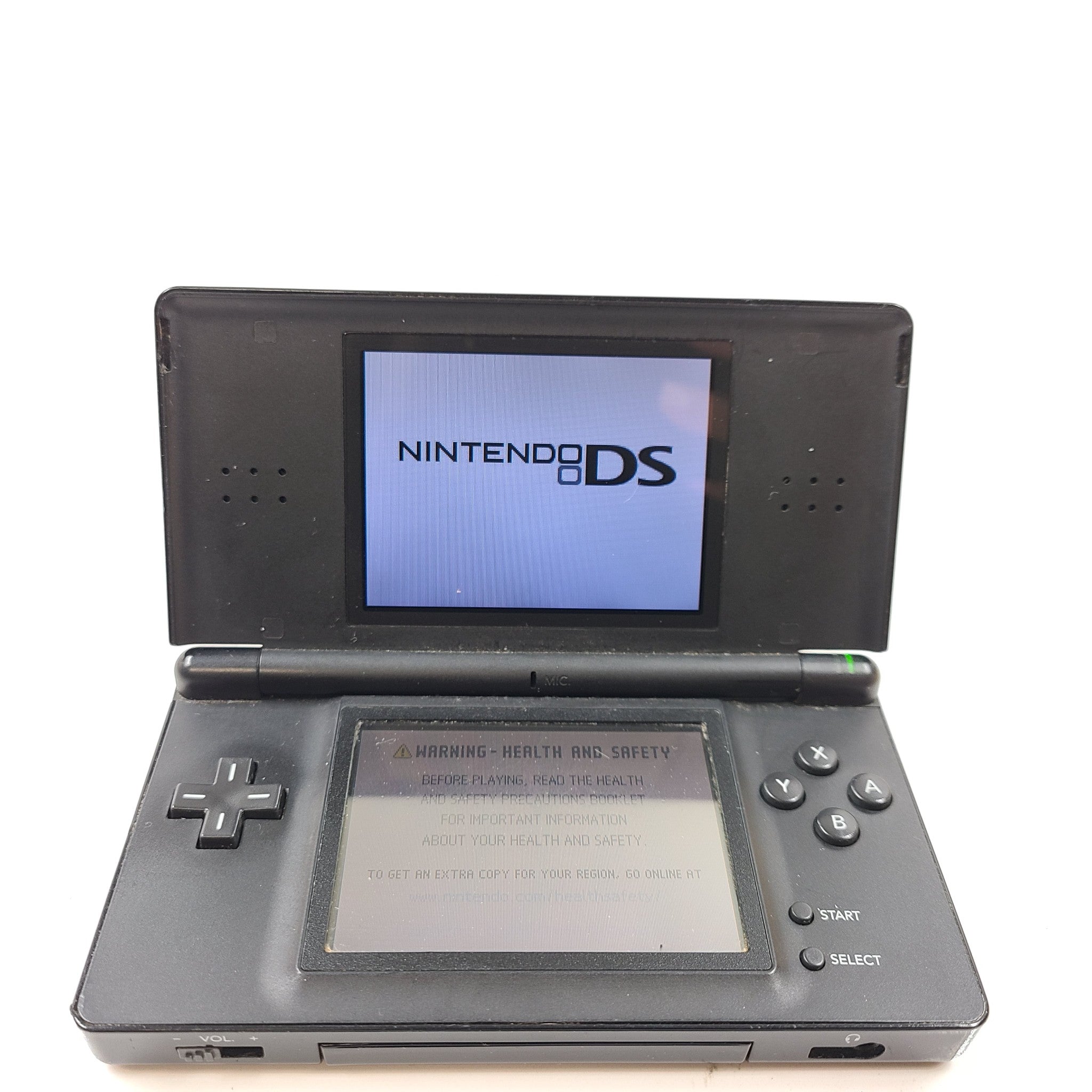 Nintendo DS lite Black Handheld Gaming System Console - No stylus - GRADE B
