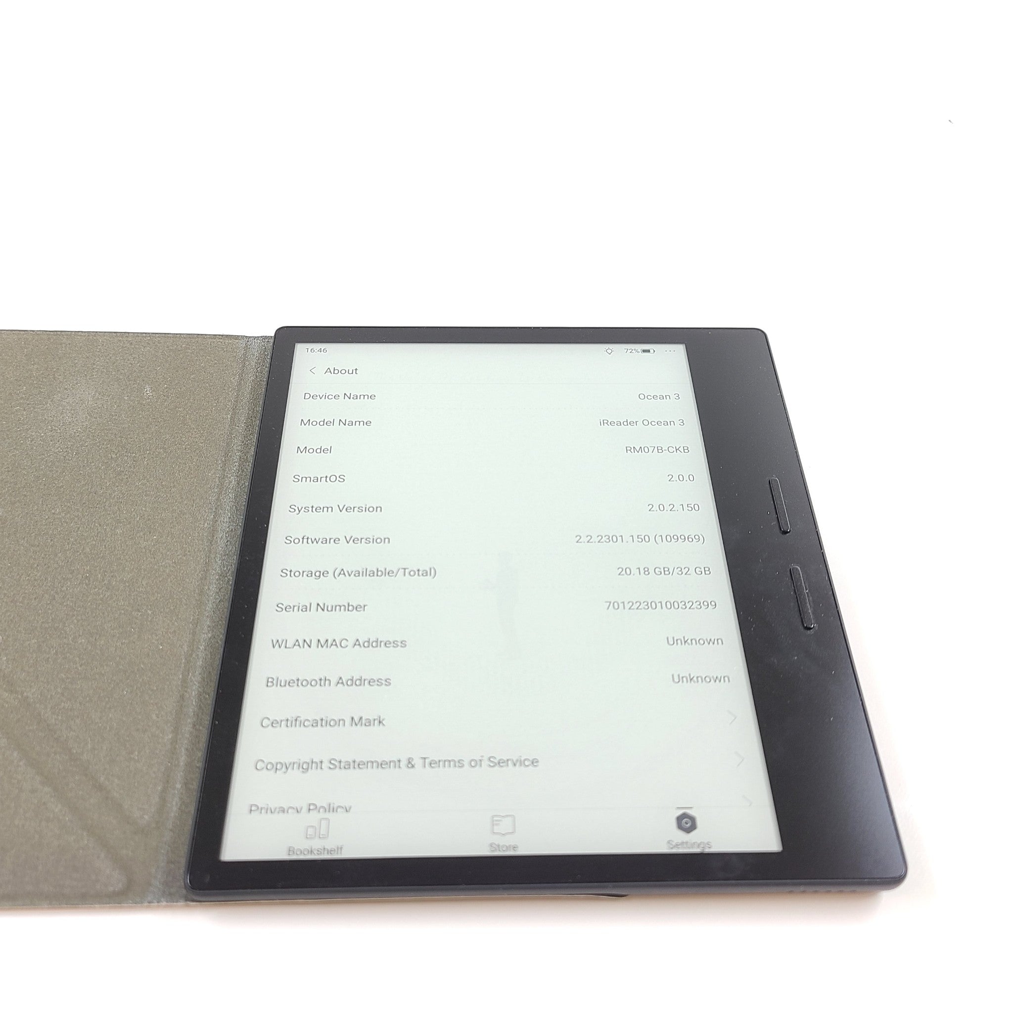 iReader Ocean 3 RM07B-CKB eBook 6in. 32GB Android eReader - Black