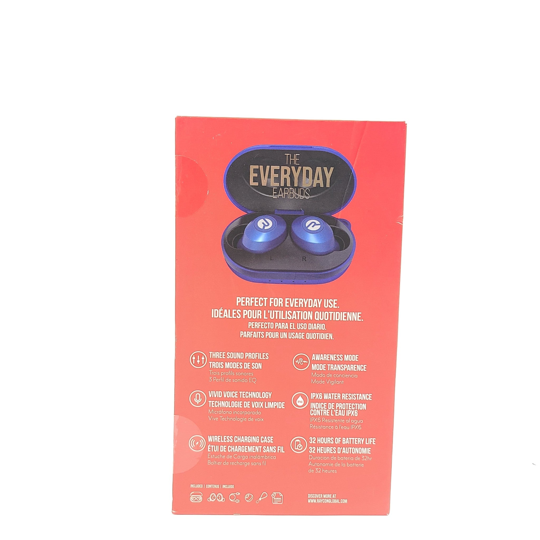 Raycon The Everyday Earbuds RBE725  Bluetooth True Wireless - Blue NEW