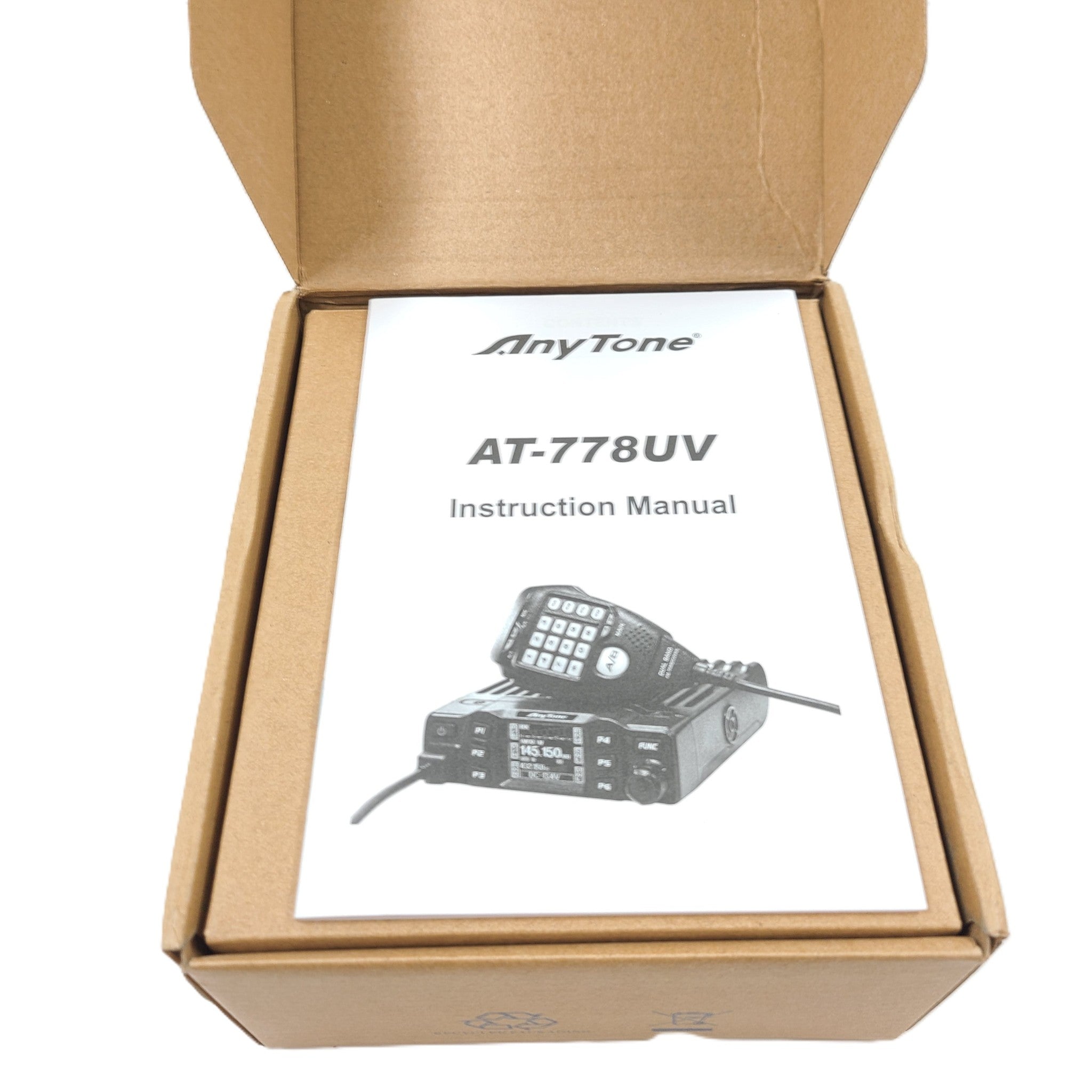 AnyTone AT-778UV 25W Dual Band 136-174 & 400-480MHz Amateur Radio Walkie Talkie