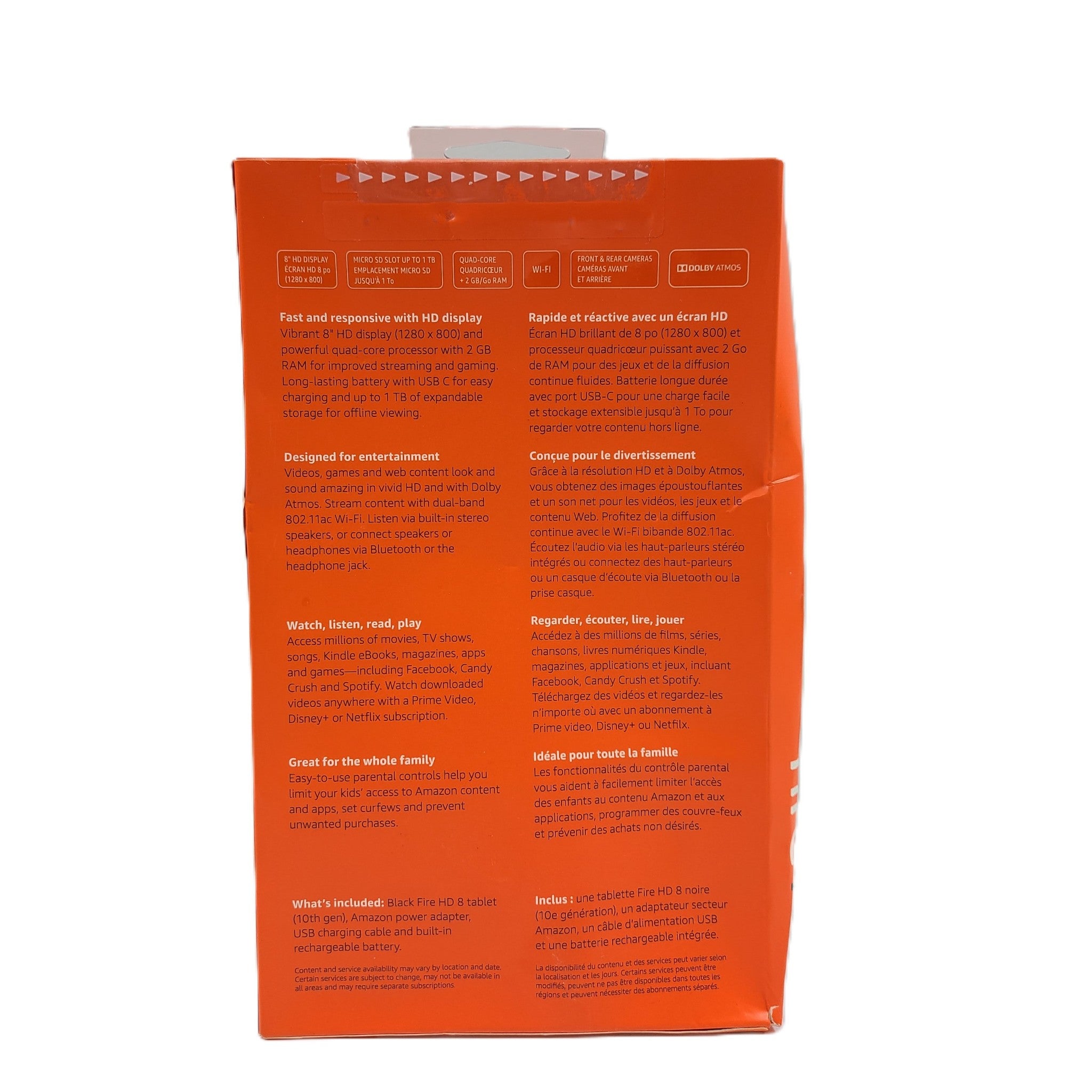 Amazon Fire HD 8 (10th Gen) - 32GB , Wi-Fi, 8" - Black NEW in Box