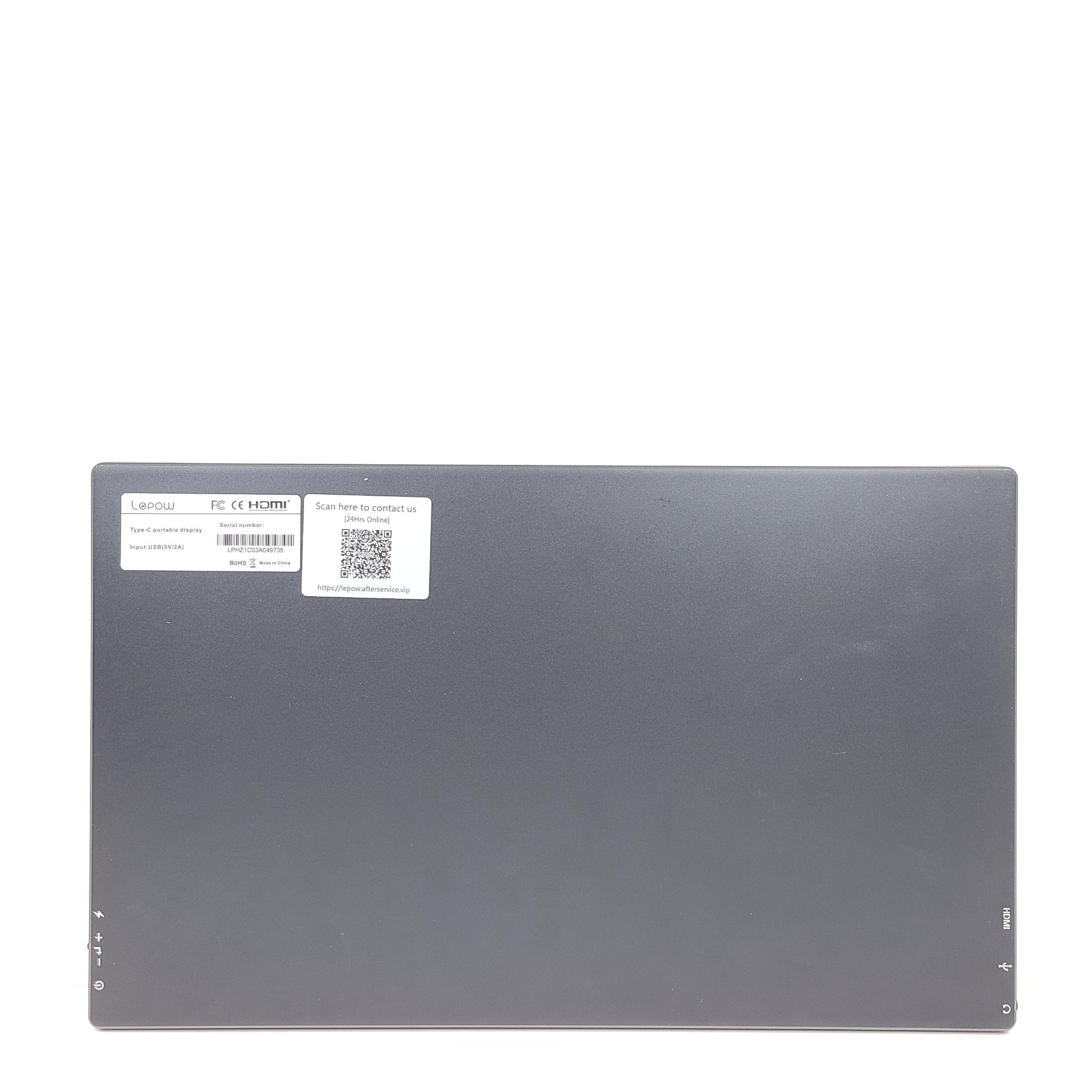 Lepow 15.6" USB-C Portable Display Monitor FHD 1080P Laptop Gaming Display