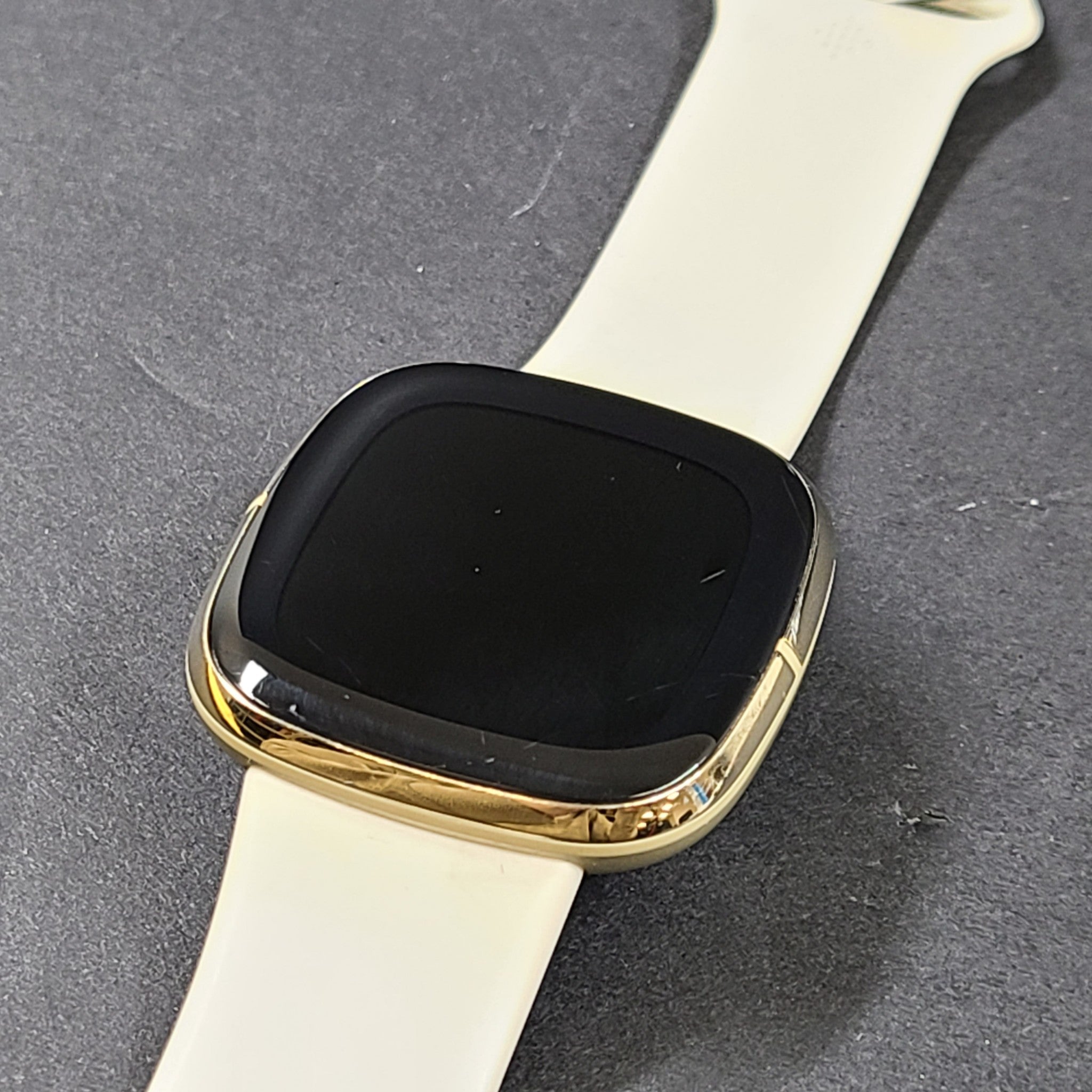 Fitbit Sense FB512 Fitness Tracker Heart Rate Monitor Gold GRADE B