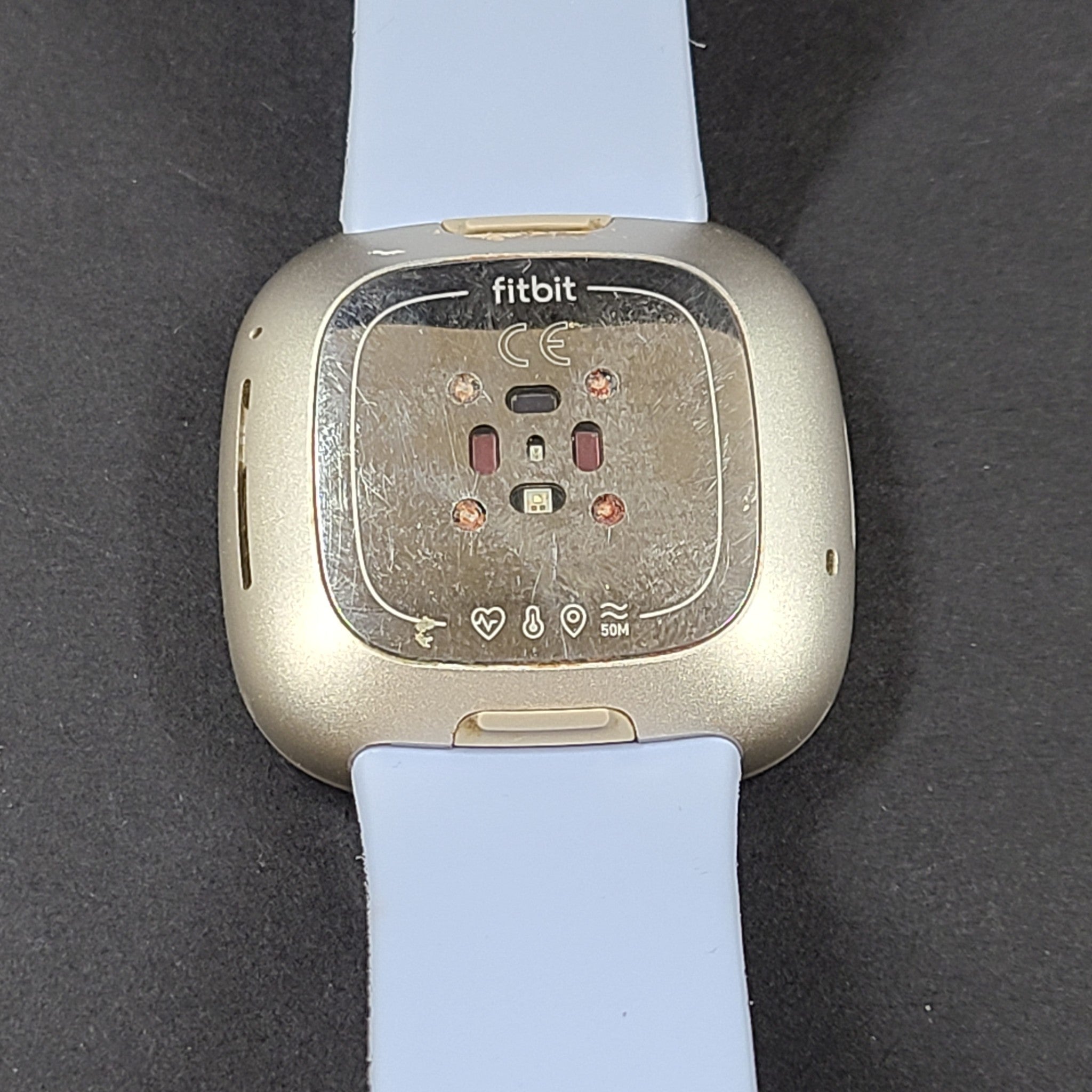 Fitbit Sense FB512 Fitness Tracker Heart Rate Monitor Gold GRADE A-