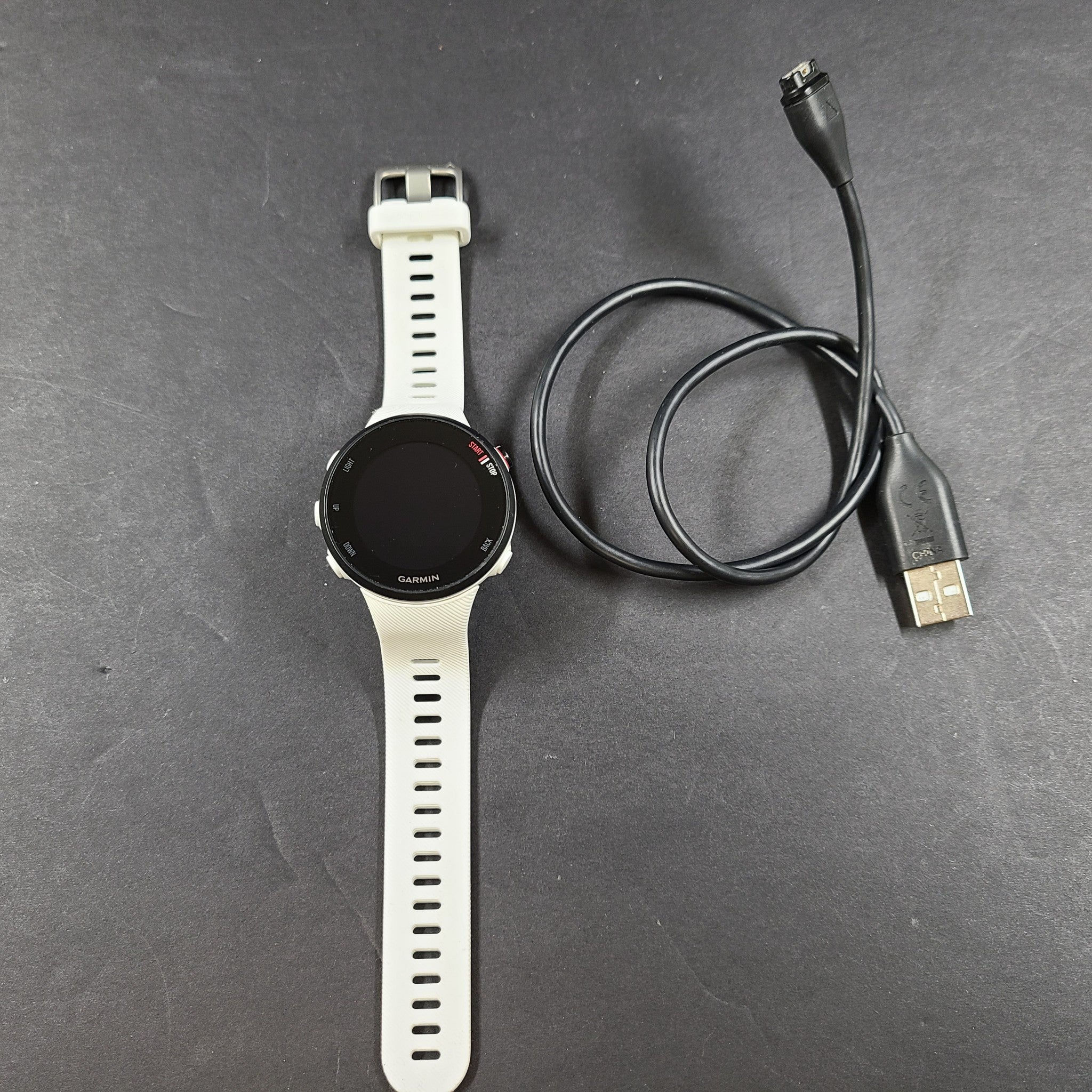 Garmin Forerunner 45S GPS Heart Rate Monitor Fitness Smartwatch - White GRADE A