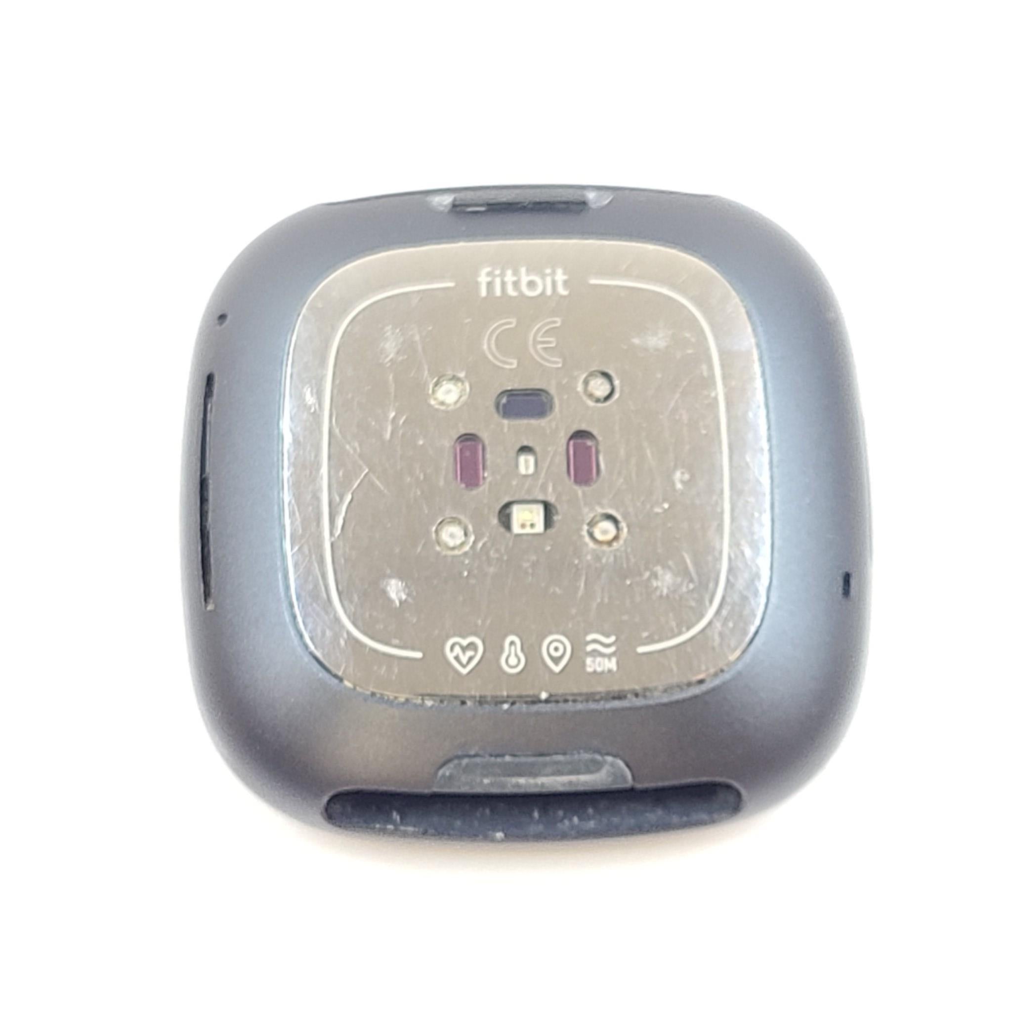 Fitbit Sense FB512 Fitness Tracker Heart Rate Monitor Black GRADE B- NO BAND