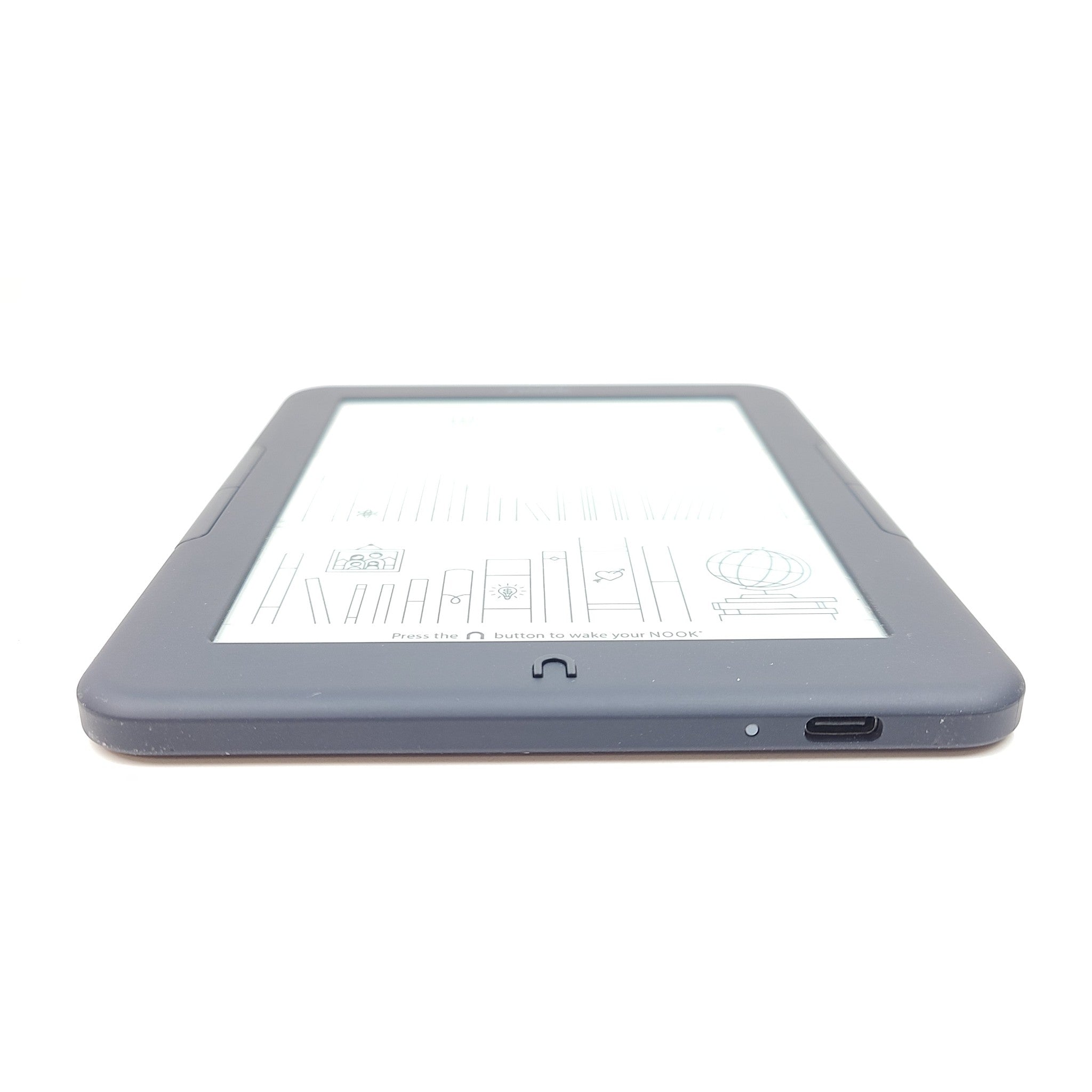 Barnes & Noble Nook Glowlight 4e 8GB BNRV1000 Gray eReader Touchscreen 6" WiFi