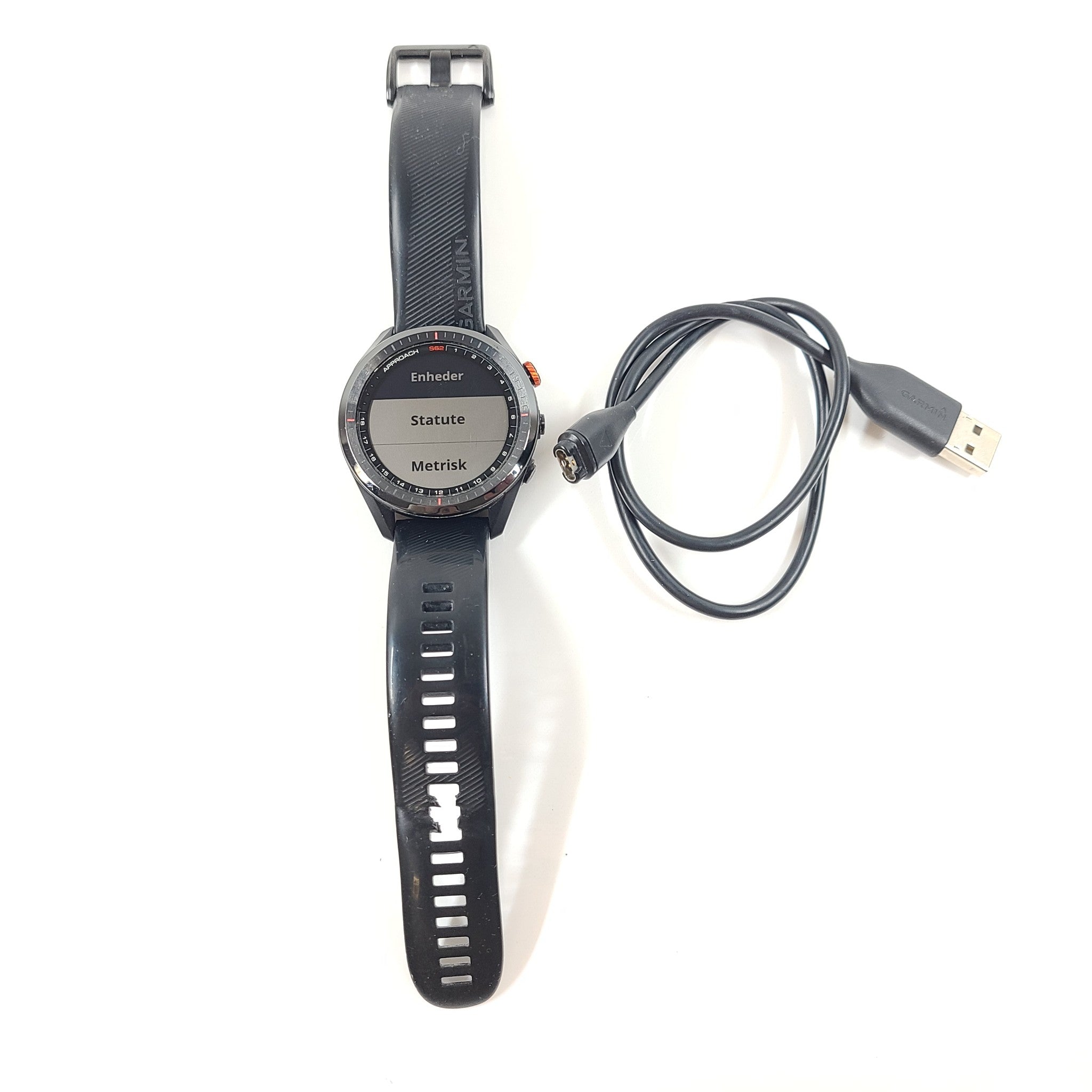 Garmin Approach S62 47mm Black Golf GPS Watch High-Precision - Black GRADE B+