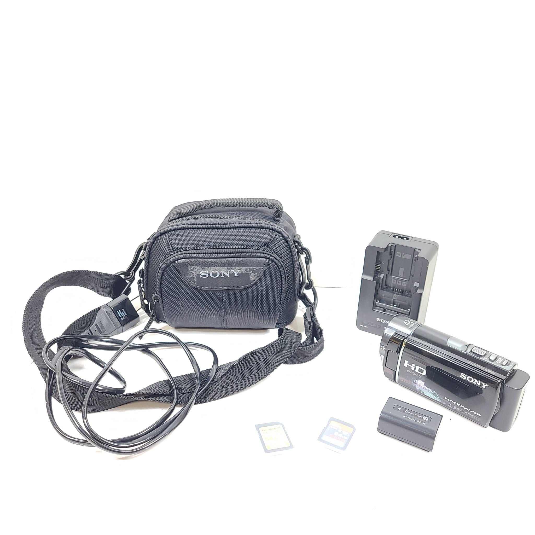 Sony Handycam HDR-CX160 Full HD Camcorder w/ 2 x 64GB + 2 x Batt + Case