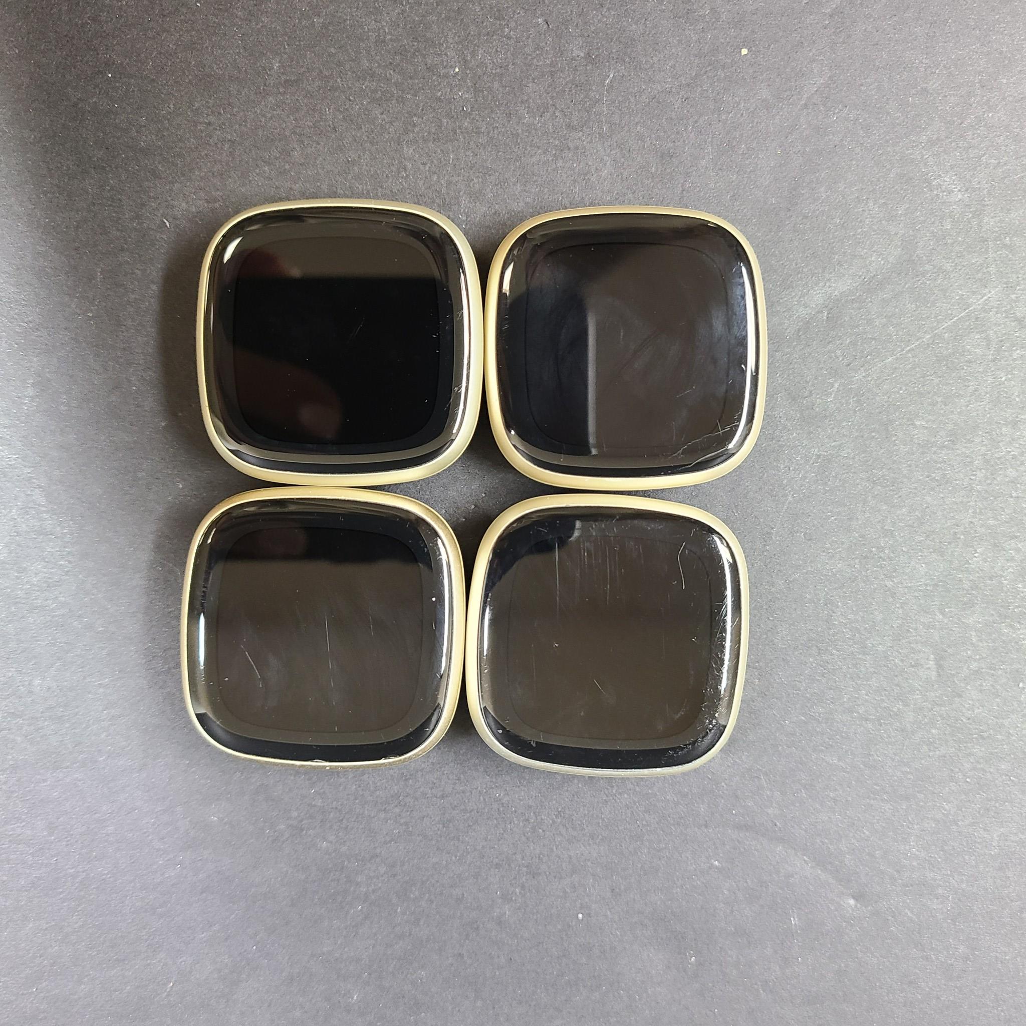 4x Fitbit Versa 3 FB511 Fitness Activity Tracker Watch Gold GRADE A- FOR PARTS