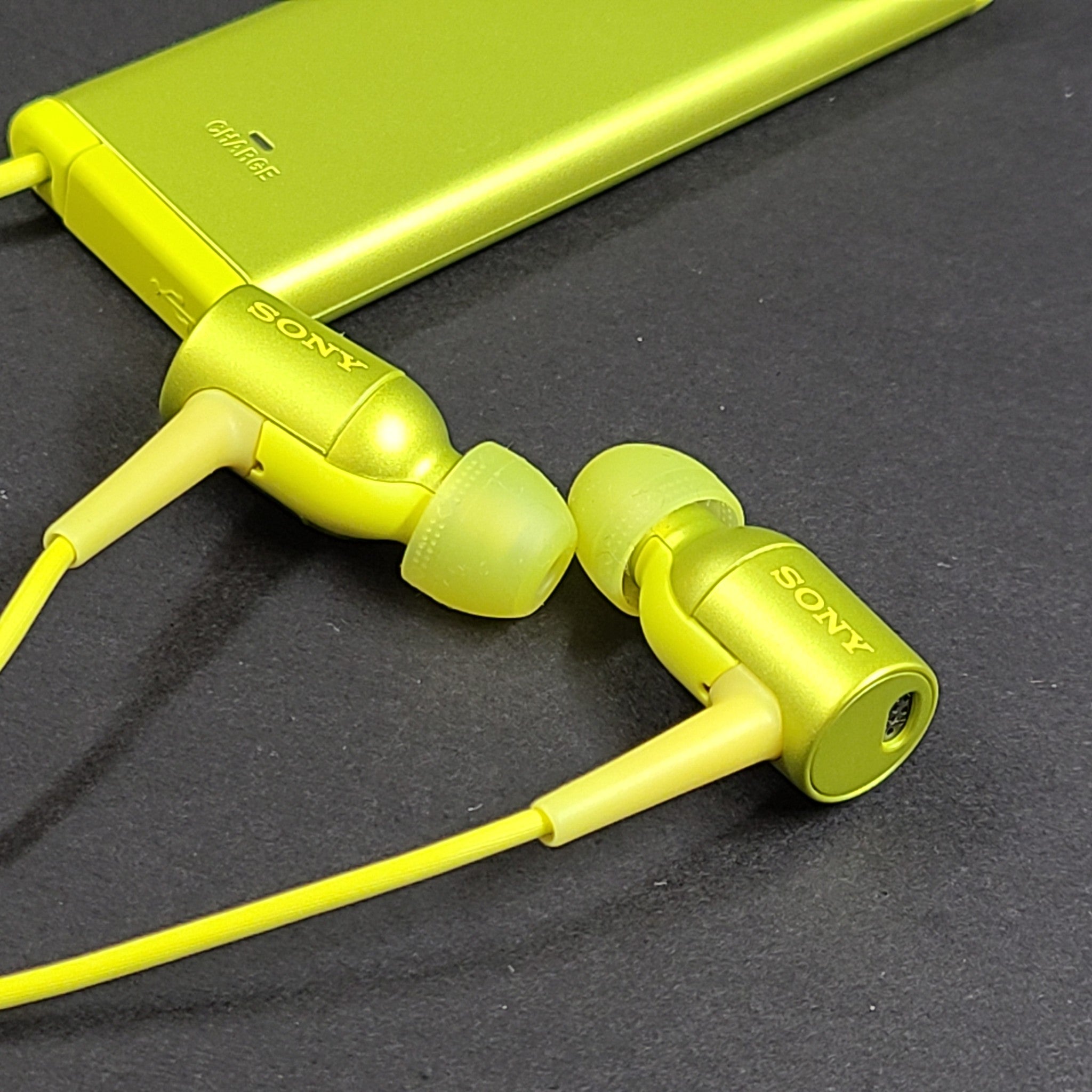 Sony MDR-EX750NA Noise Cancelling In-Ear Headphones Earbuds - Green