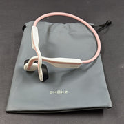 Shokz OpenMove Bone Conduction Headphones S661 Wireless - White & Pink