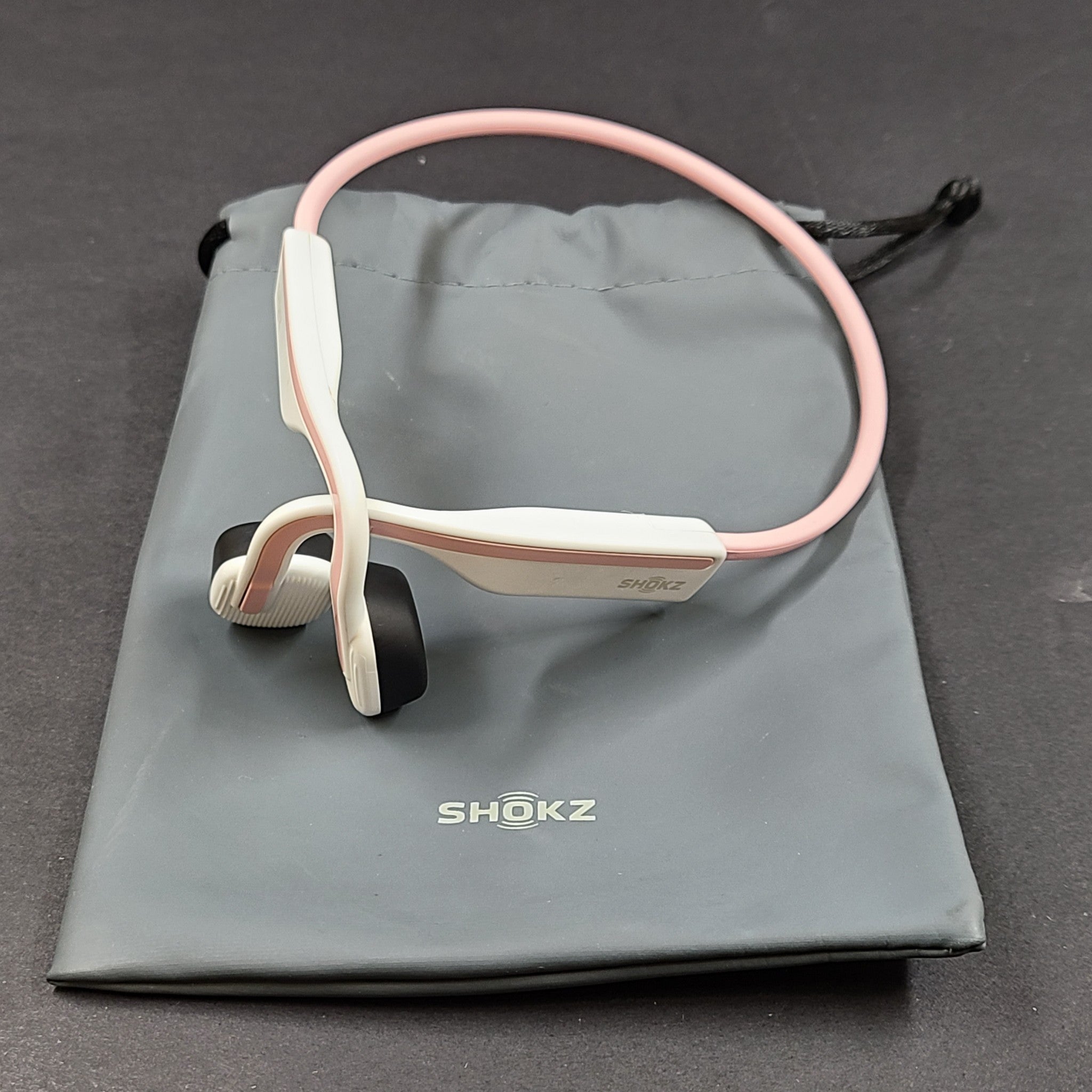 Shokz OpenMove Bone Conduction Headphones S661 Wireless - White & Pink
