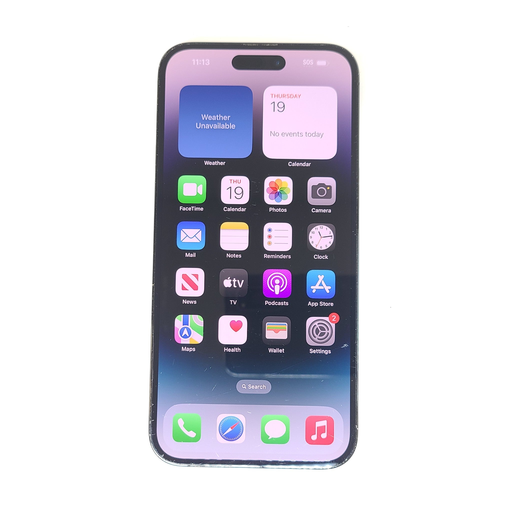 Apple iPhone 14 Pro Max 128GB A2893 Gray (Unlocked) Smartphone READ