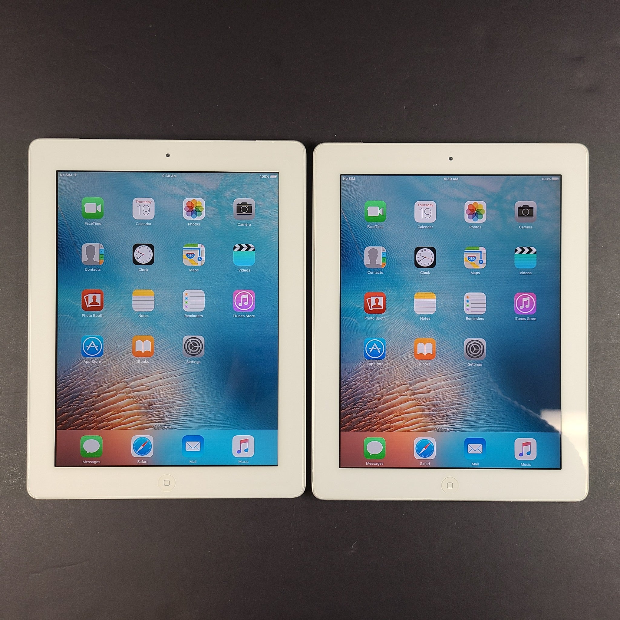 2x Apple iPad 2 A1396 16Gb Unlocked iPads - Great Condition Silver