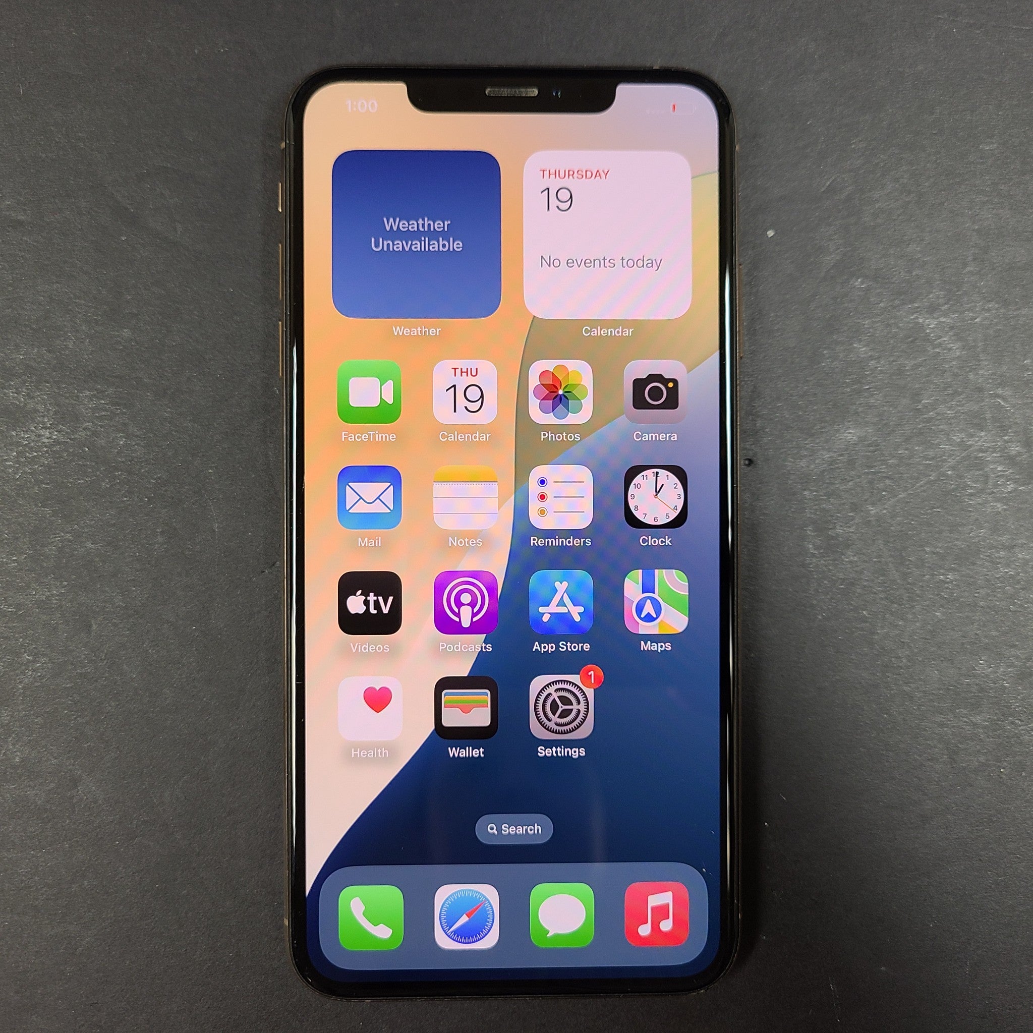 Apple iPhone XS Max - 512 GB - Gold (Unlocked) A2104 iOS Smartphone READ BACK