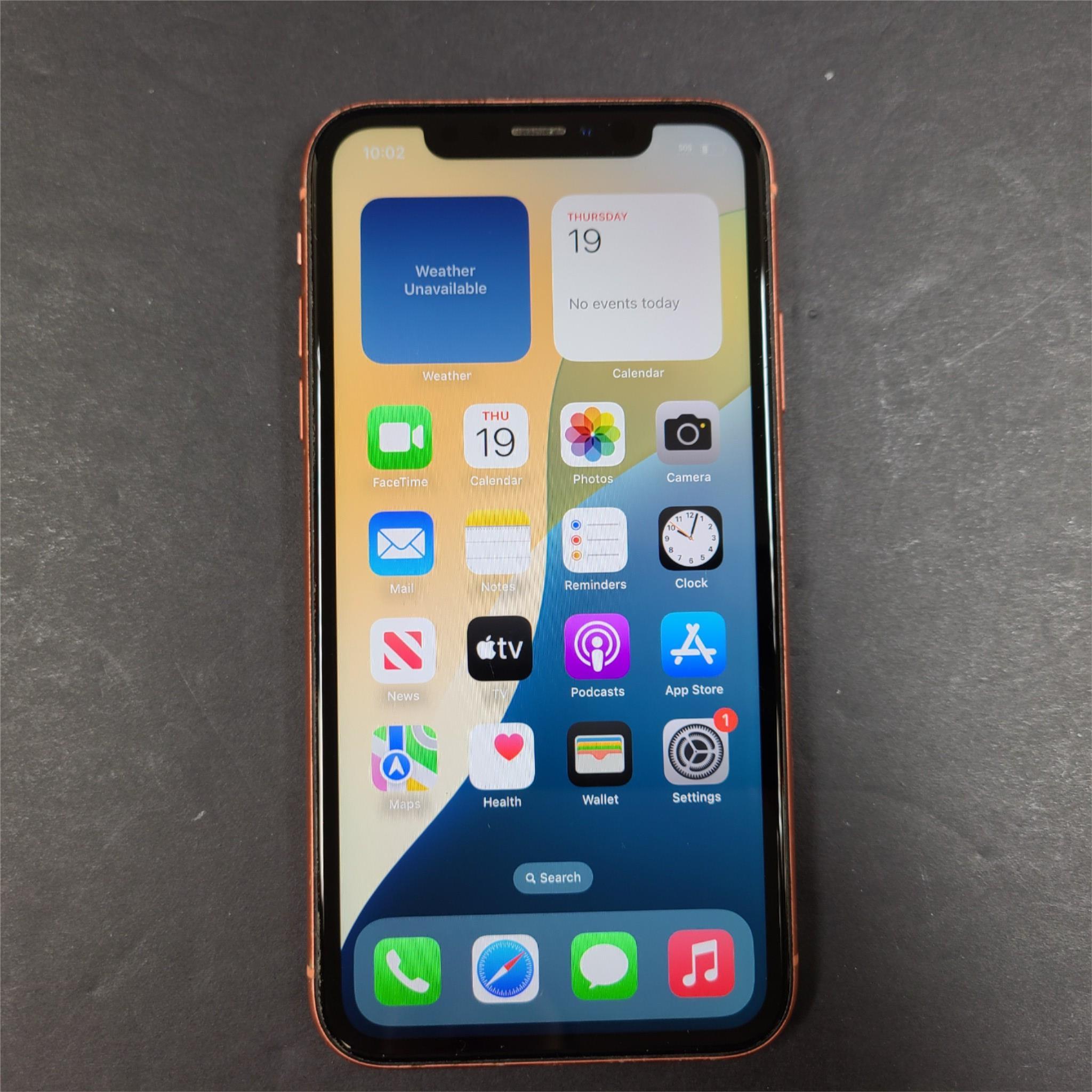 Apple iPhone XR - 64GB - Coral Orange (Unlocked) A1984 (CDMA + GSM) READ BACK