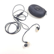 Shure SE215 LiveSound Sound-Isolating Monitor Black Earbuds - Clear BC