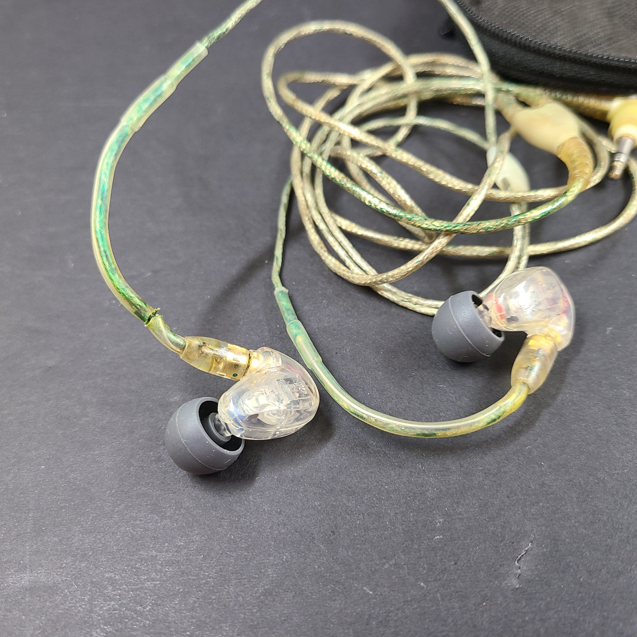 Shure SE315 LiveSound Sound-Isolating In-Ear Monitor Earbuds - Clear
