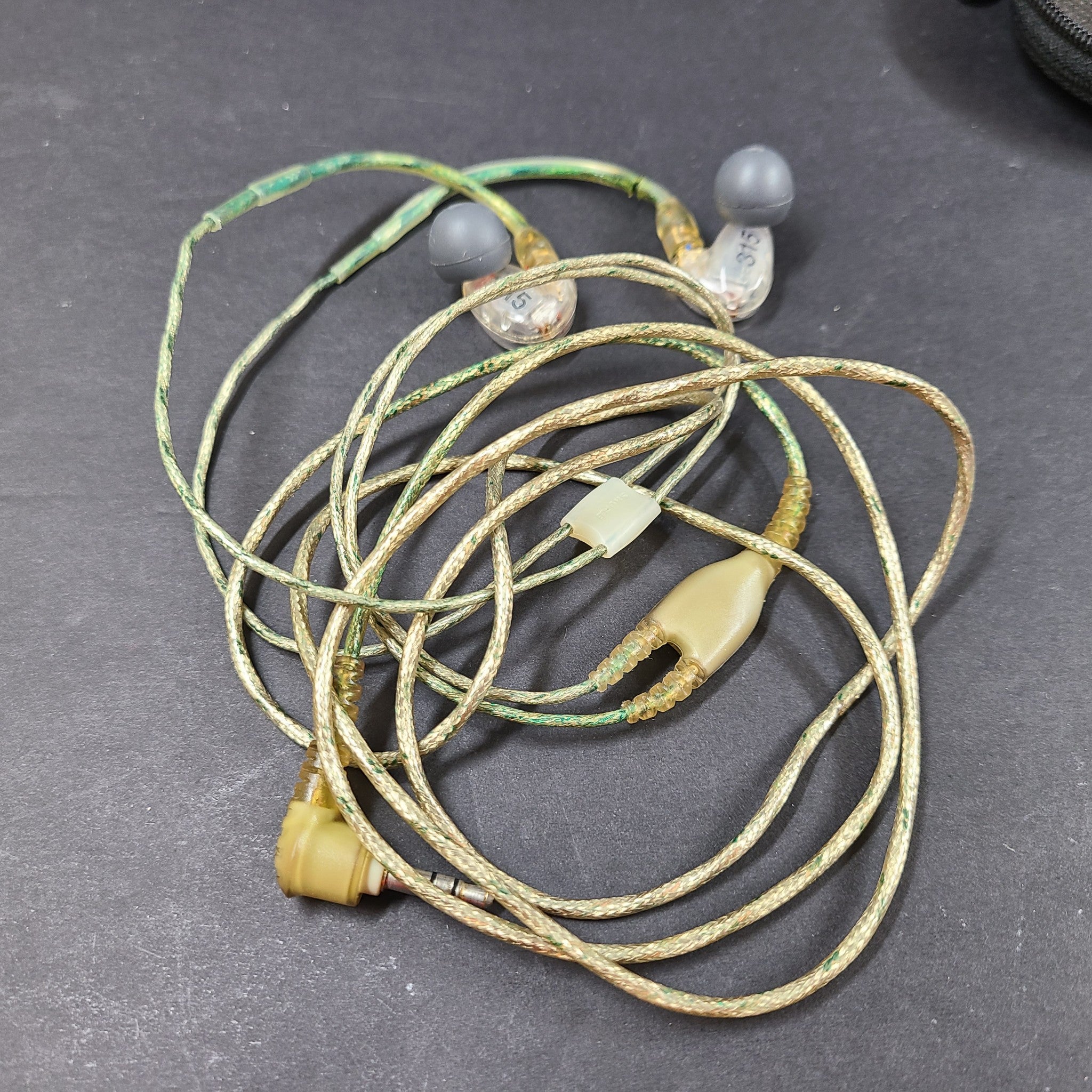 Shure SE315 LiveSound Sound-Isolating In-Ear Monitor Earbuds - Clear