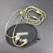 Shure SE315 LiveSound Sound-Isolating In-Ear Monitor Earbuds - Clear