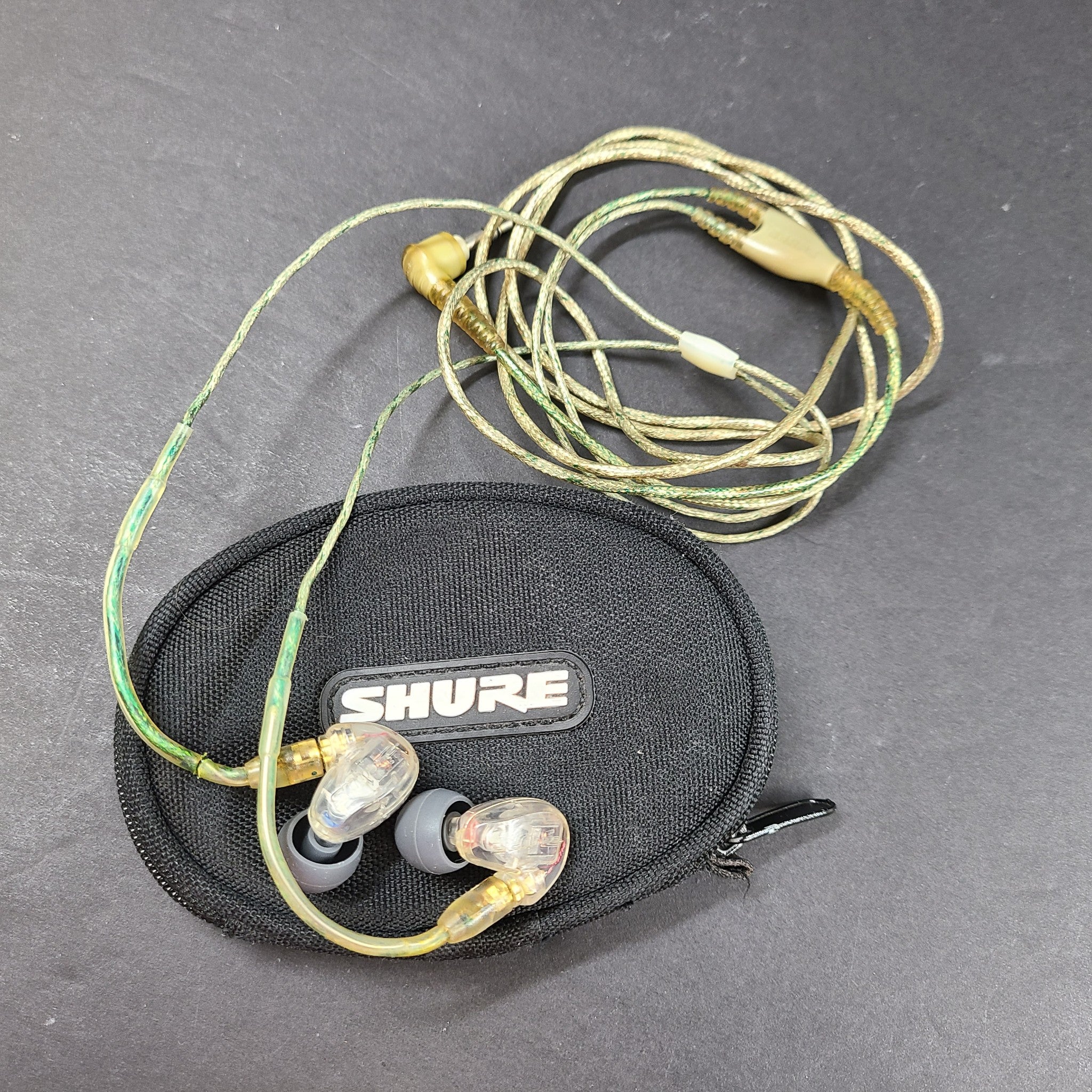 Shure SE315 LiveSound Sound-Isolating In-Ear Monitor Earbuds - Clear